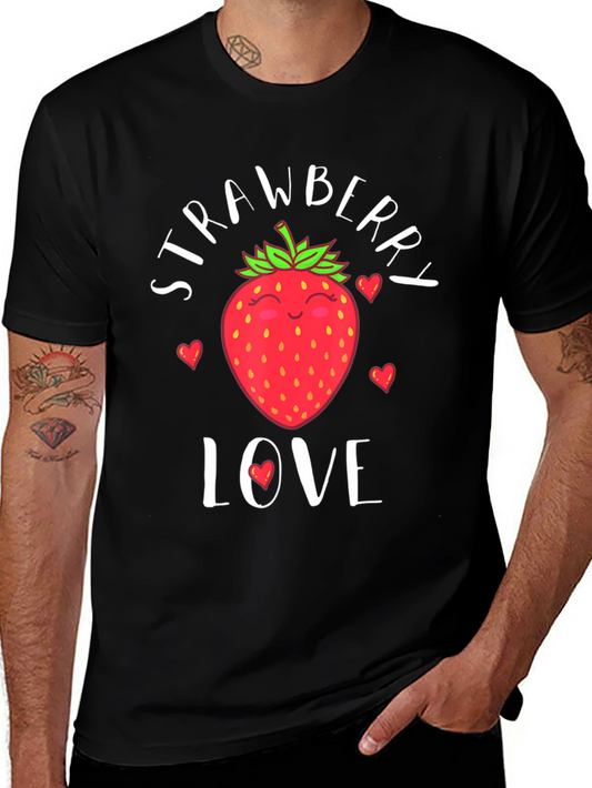 Strawberry Love Graphic T-Shirt