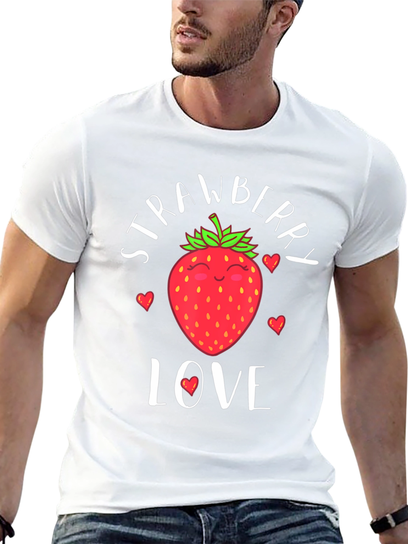 Strawberry Love Graphic T-Shirt