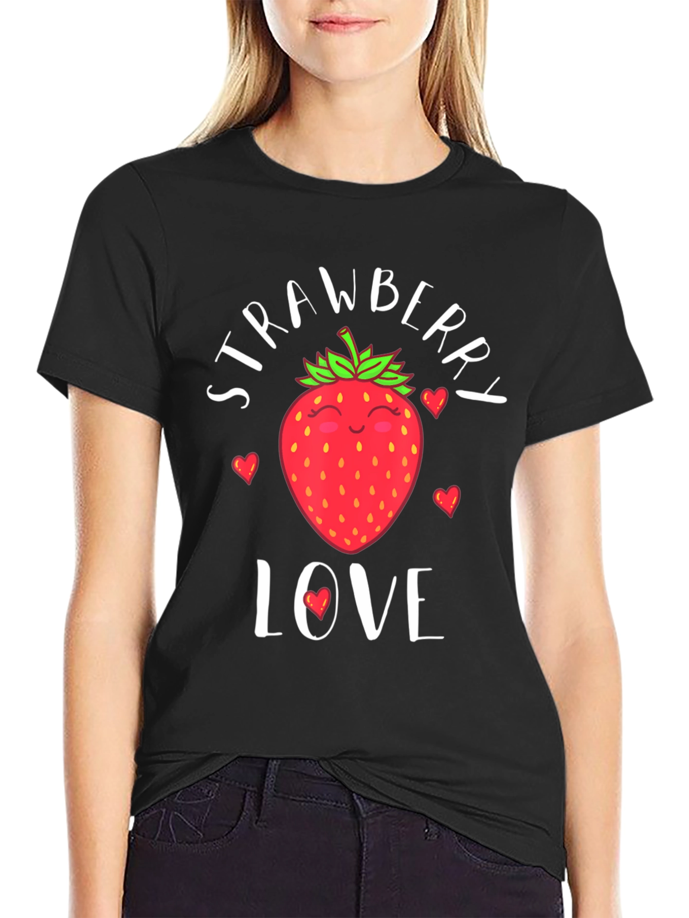 Strawberry Love Graphic T-Shirt