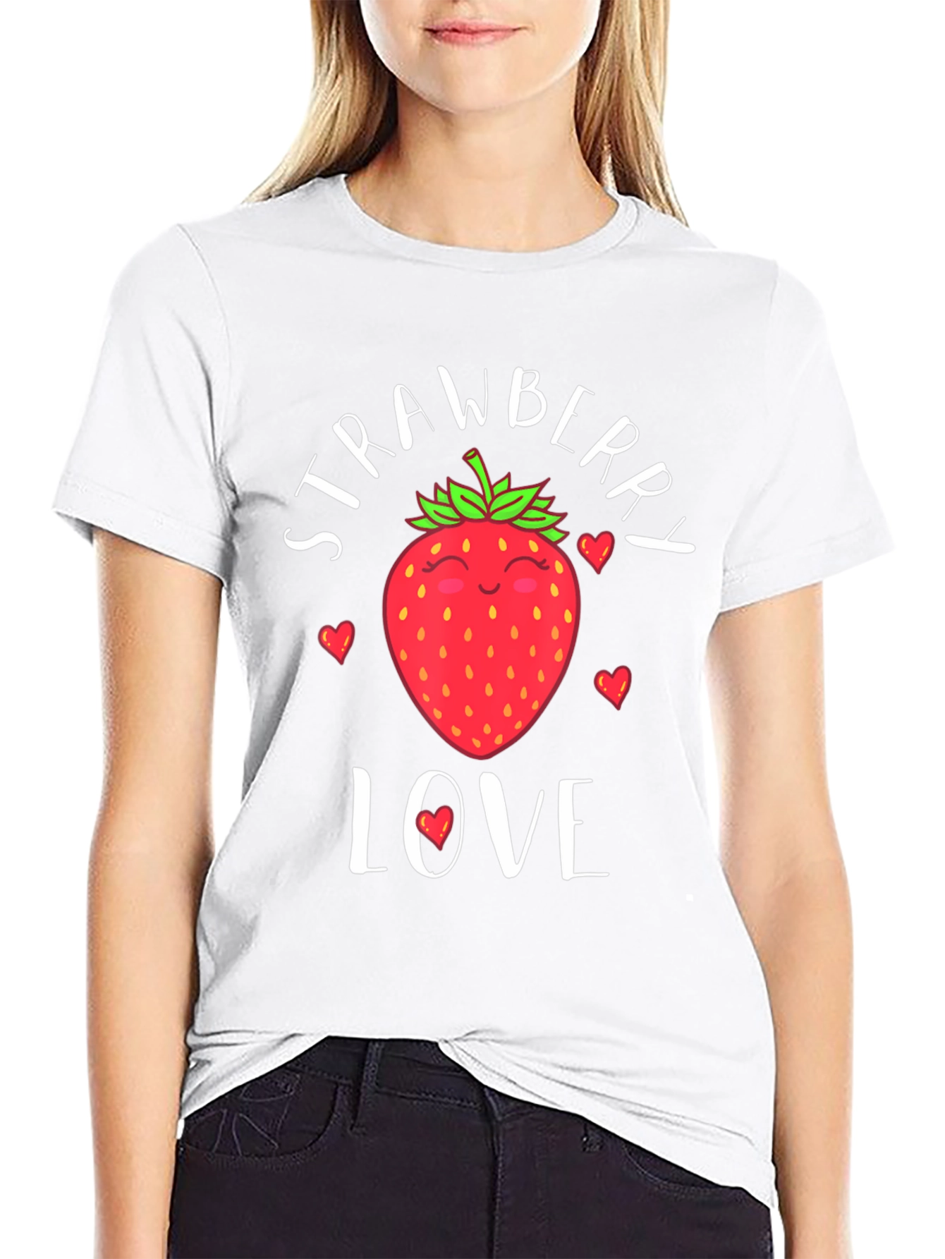Strawberry Love Graphic T-Shirt