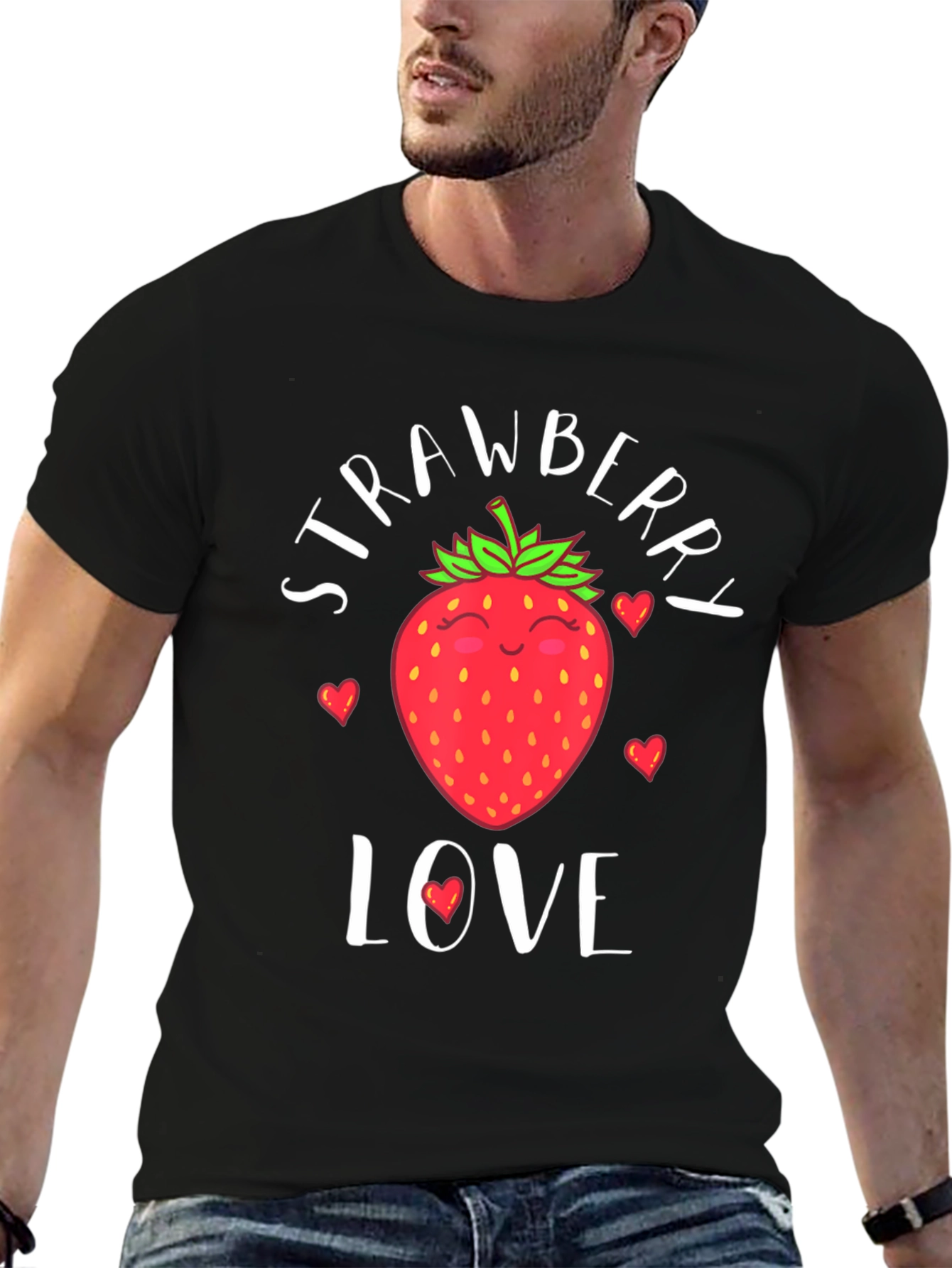 Strawberry Love Graphic T-Shirt