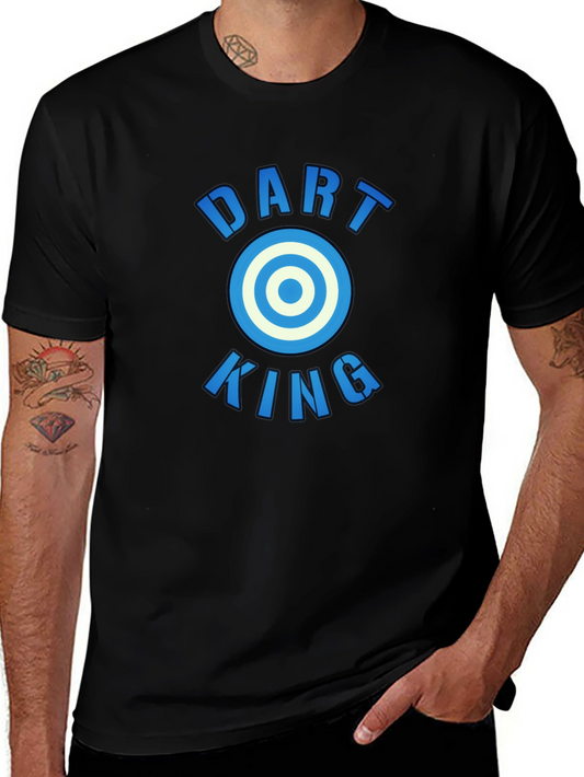 Dart King Graphic T-Shirt - Casual Cotton Tee