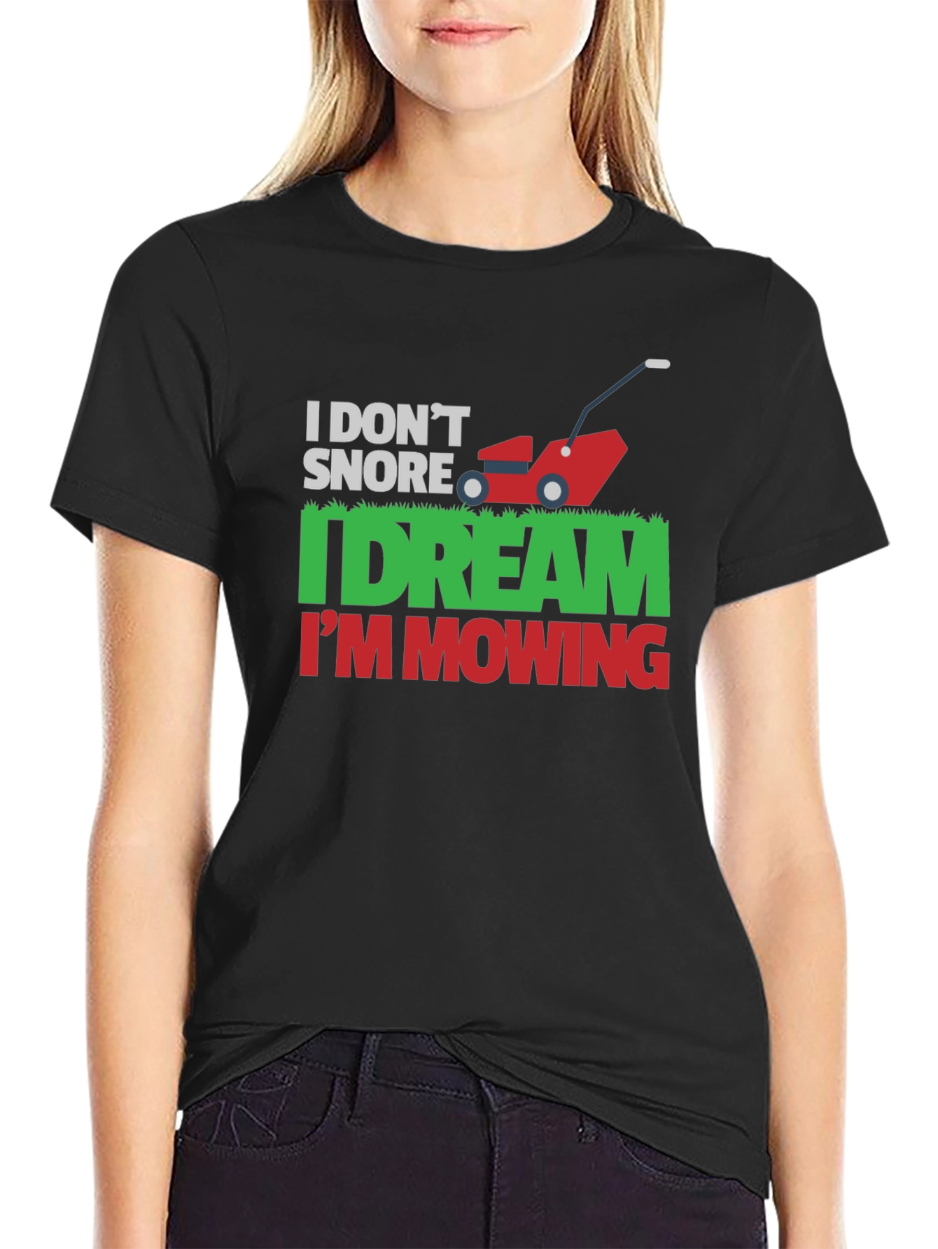 Funny Mowing Dream T-Shirt - Novelty Gardener Tee