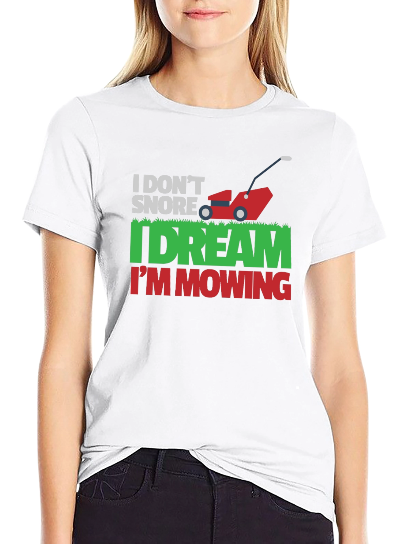 Funny Mowing Dream T-Shirt - Novelty Gardener Tee