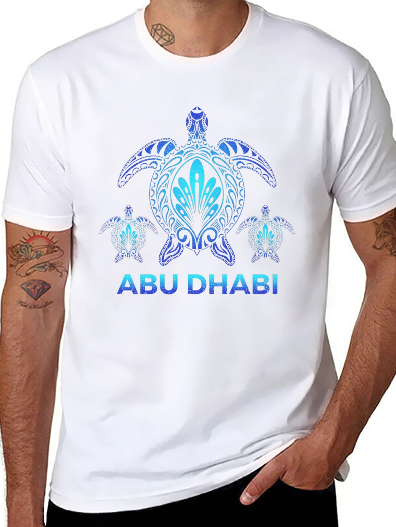 Abu Dhabi Turtle T-Shirt - Stylish Graphic Tee