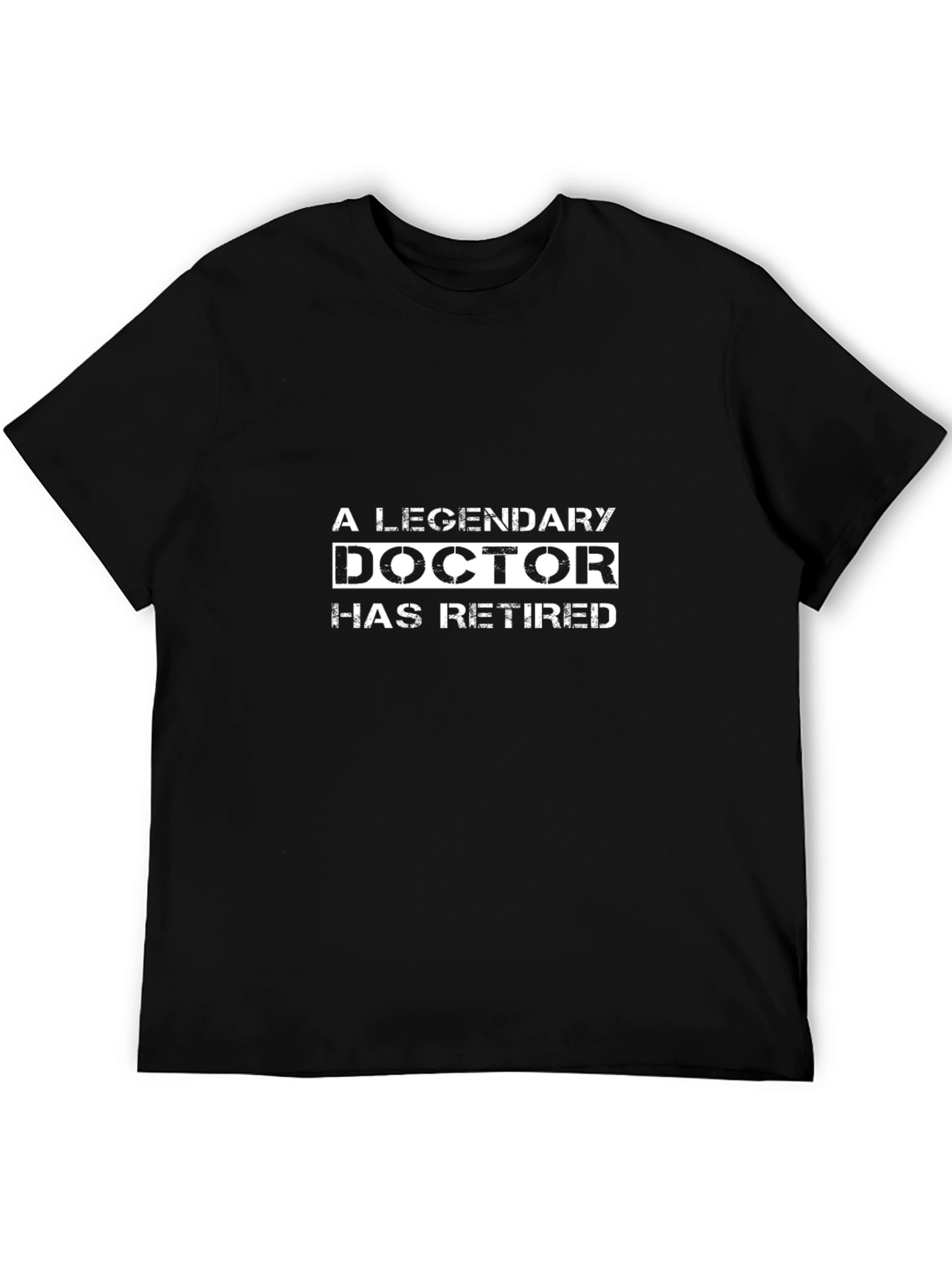 Legendary Doctor Retired Black T-Shirt