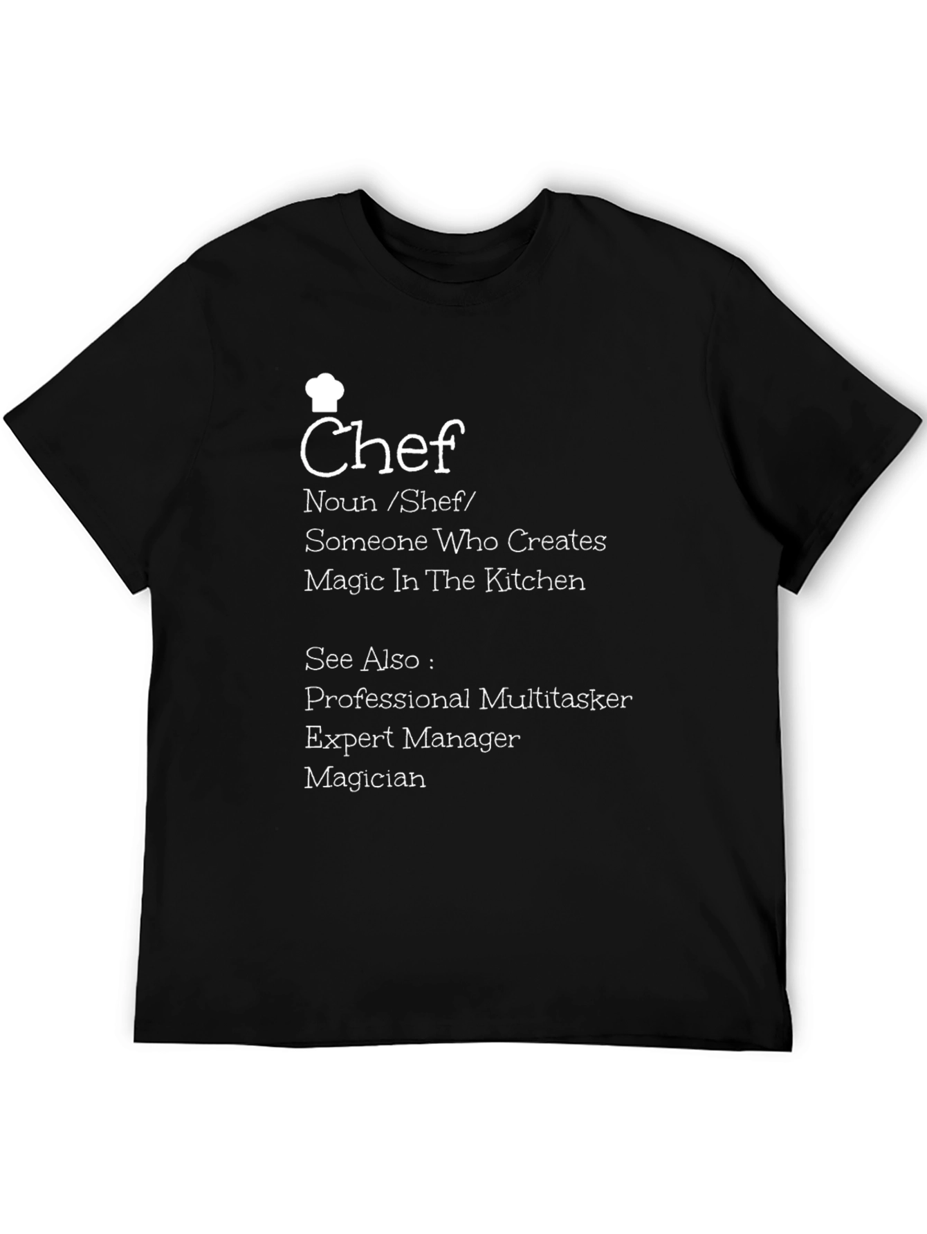 Chef Definition T-Shirt - Culinary Master