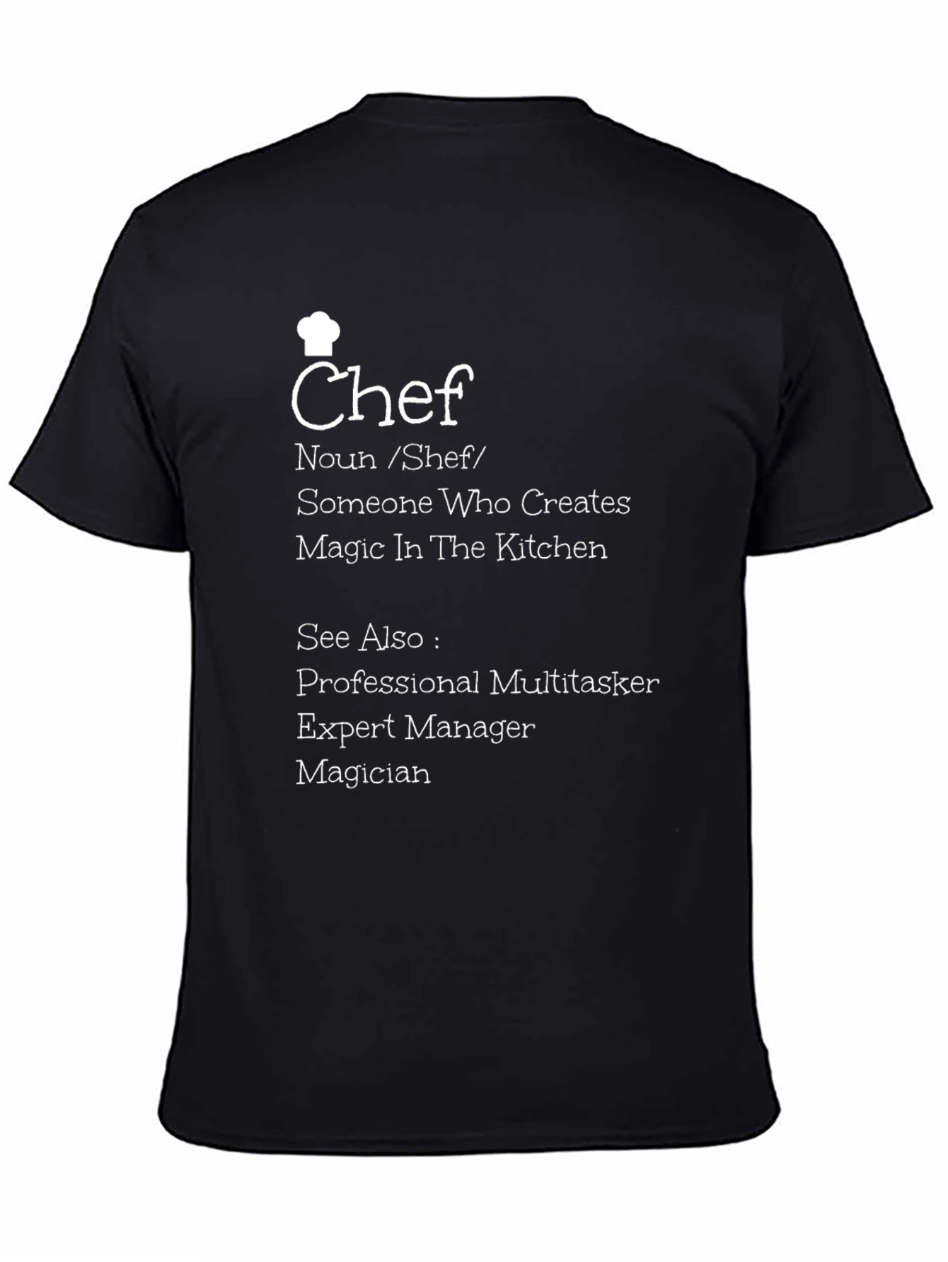 Chef Definition T-Shirt - Culinary Master