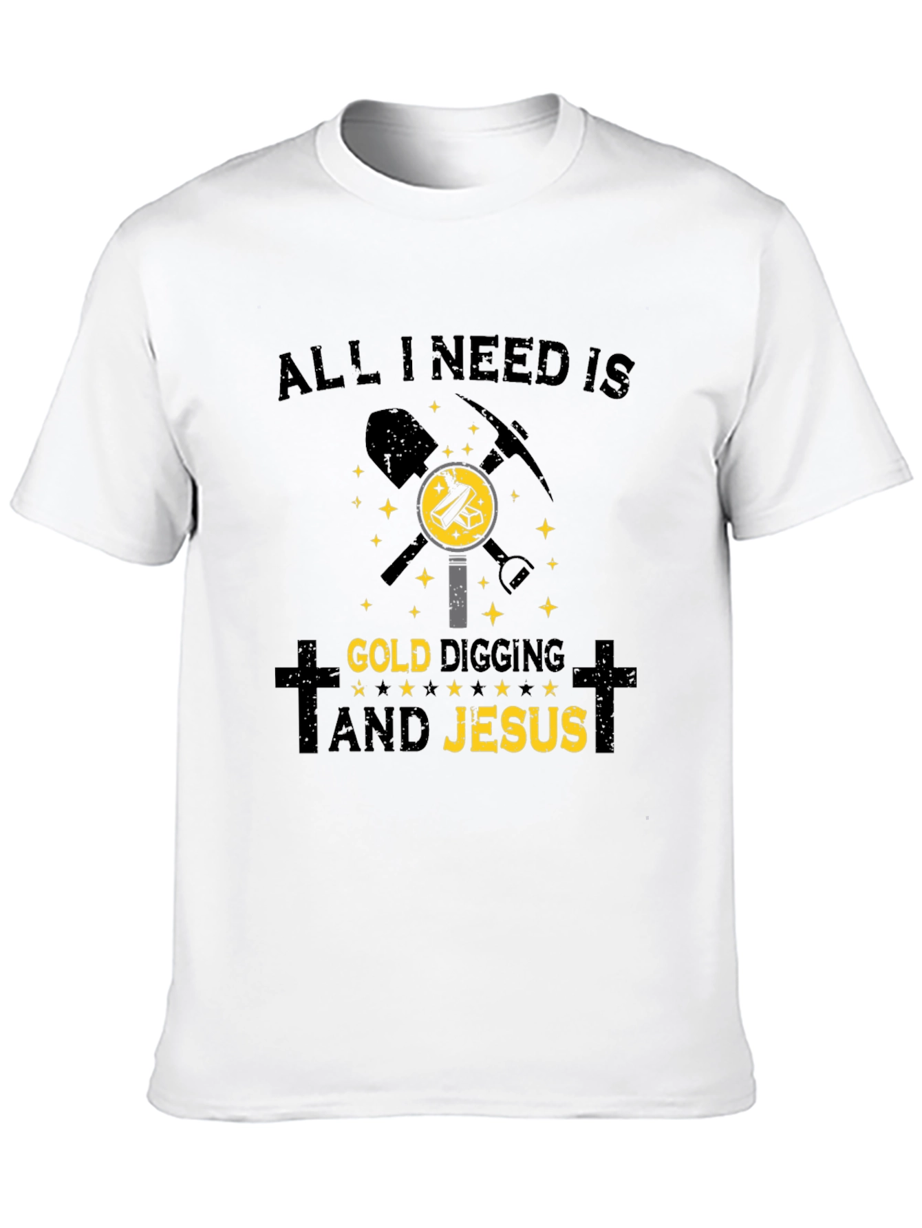 Gold Digging & Jesus T-Shirt - Christian Hobby Apparel