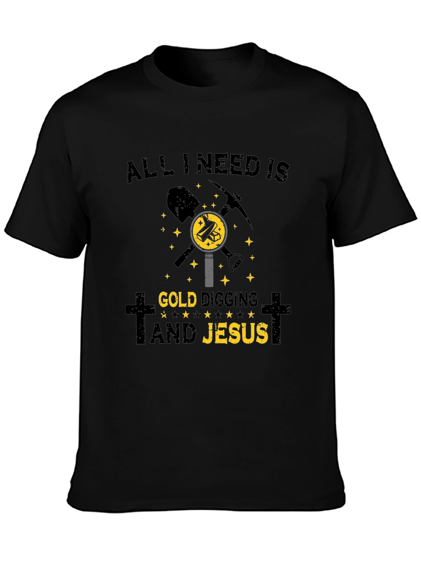 Gold Digging & Jesus T-Shirt - Christian Hobby Apparel