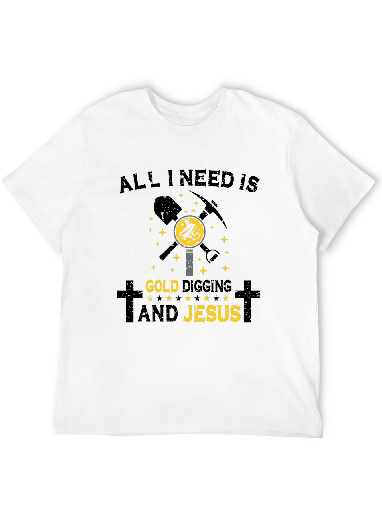 Gold Digging & Jesus T-Shirt - Christian Hobby Apparel