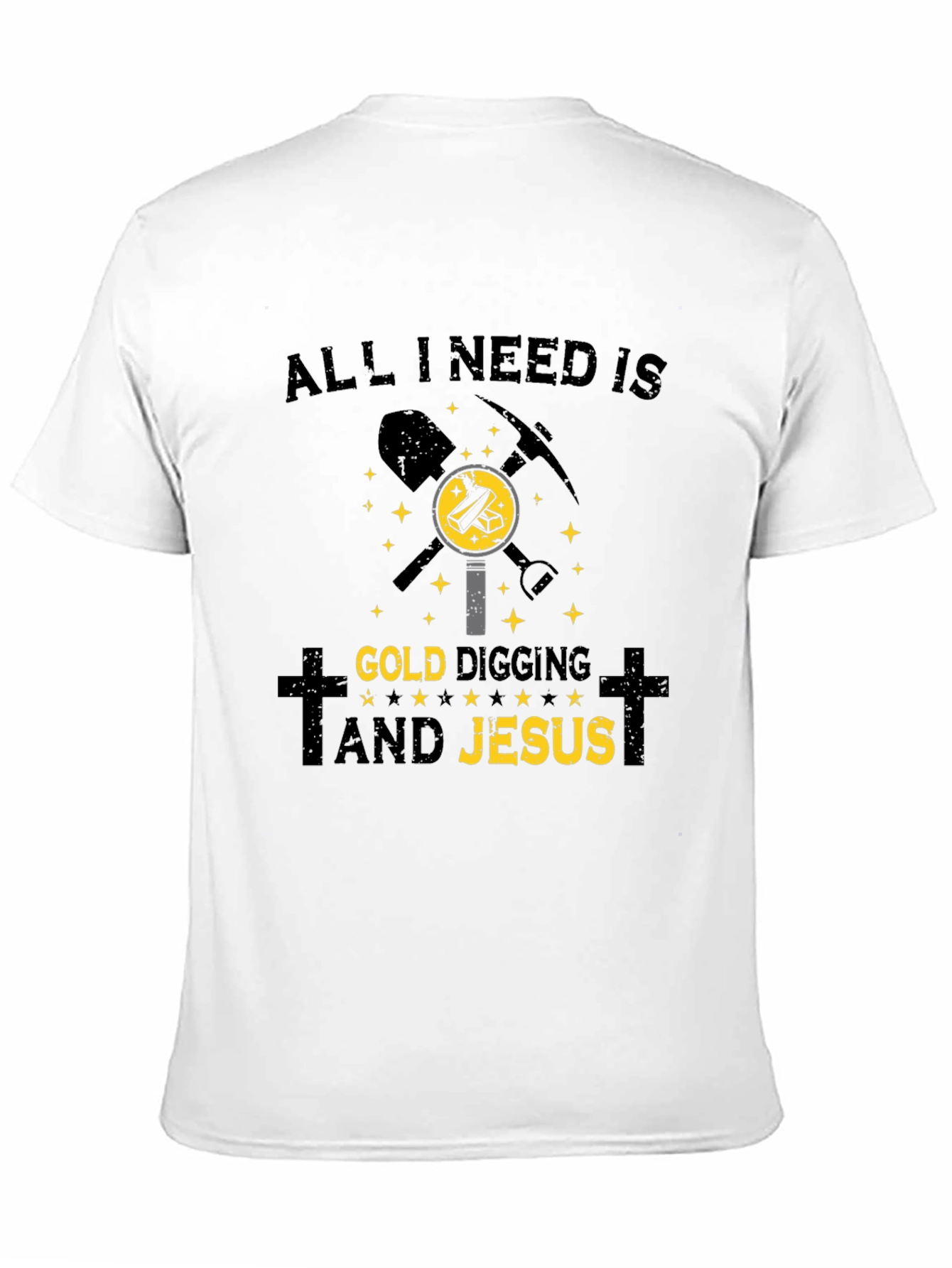 Gold Digging & Jesus T-Shirt - Christian Hobby Apparel