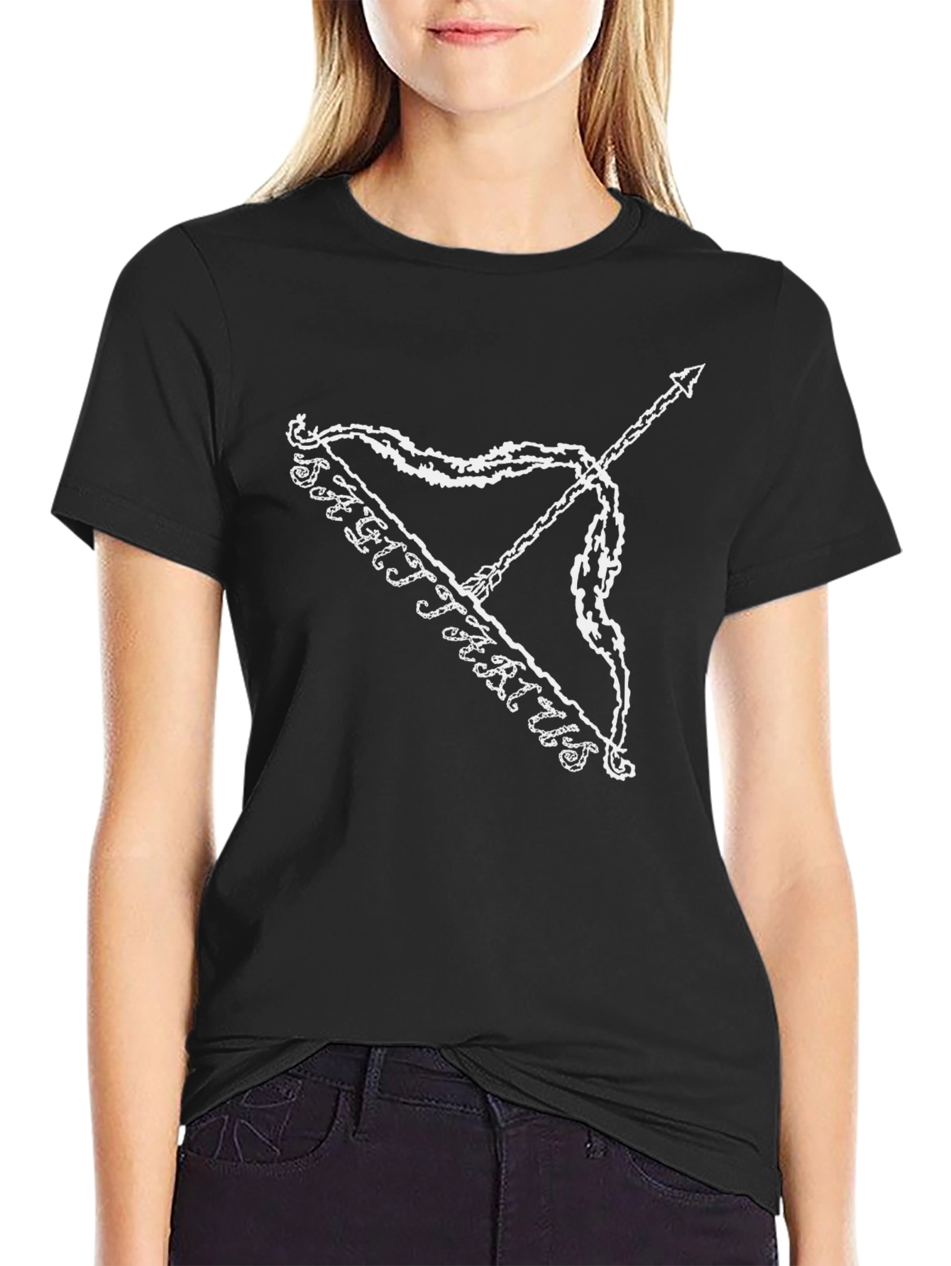Sagittarius T-Shirt - Black Graphic Tee