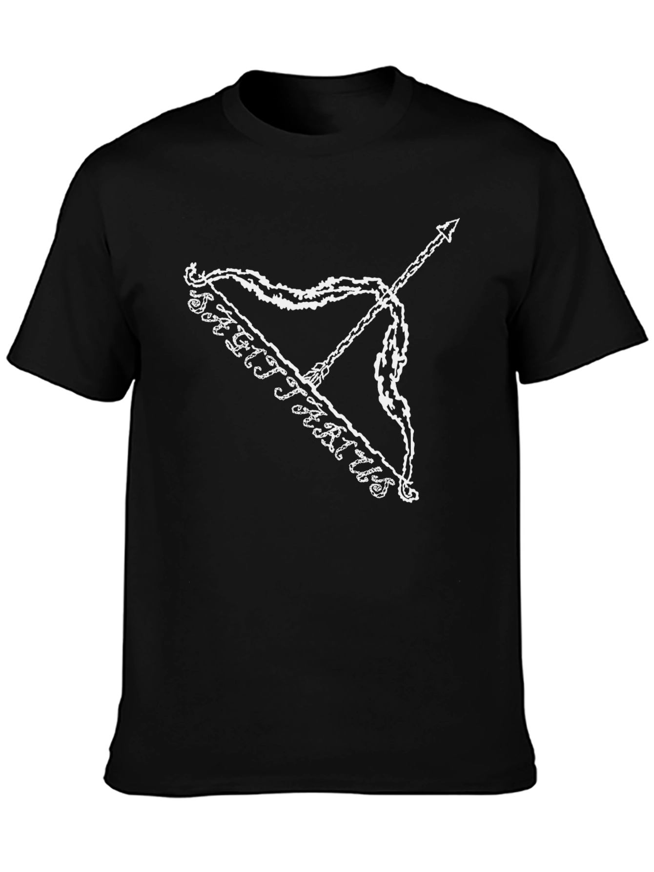 Sagittarius T-Shirt - Black Graphic Tee