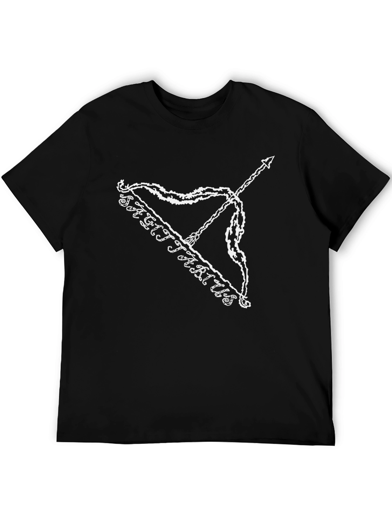 Sagittarius T-Shirt - Black Graphic Tee