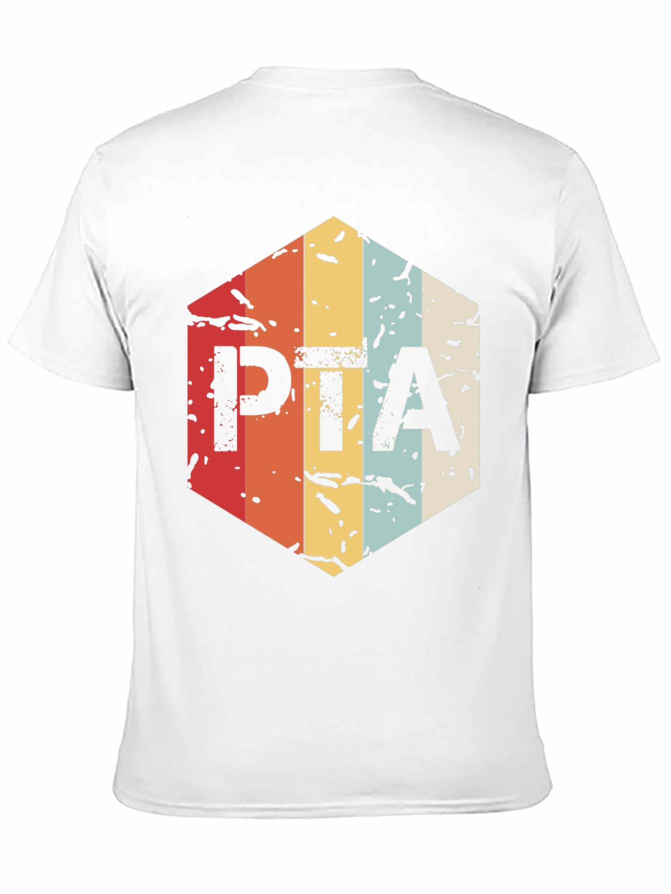Retro PTA T-Shirt - Black Cotton Blend Tee