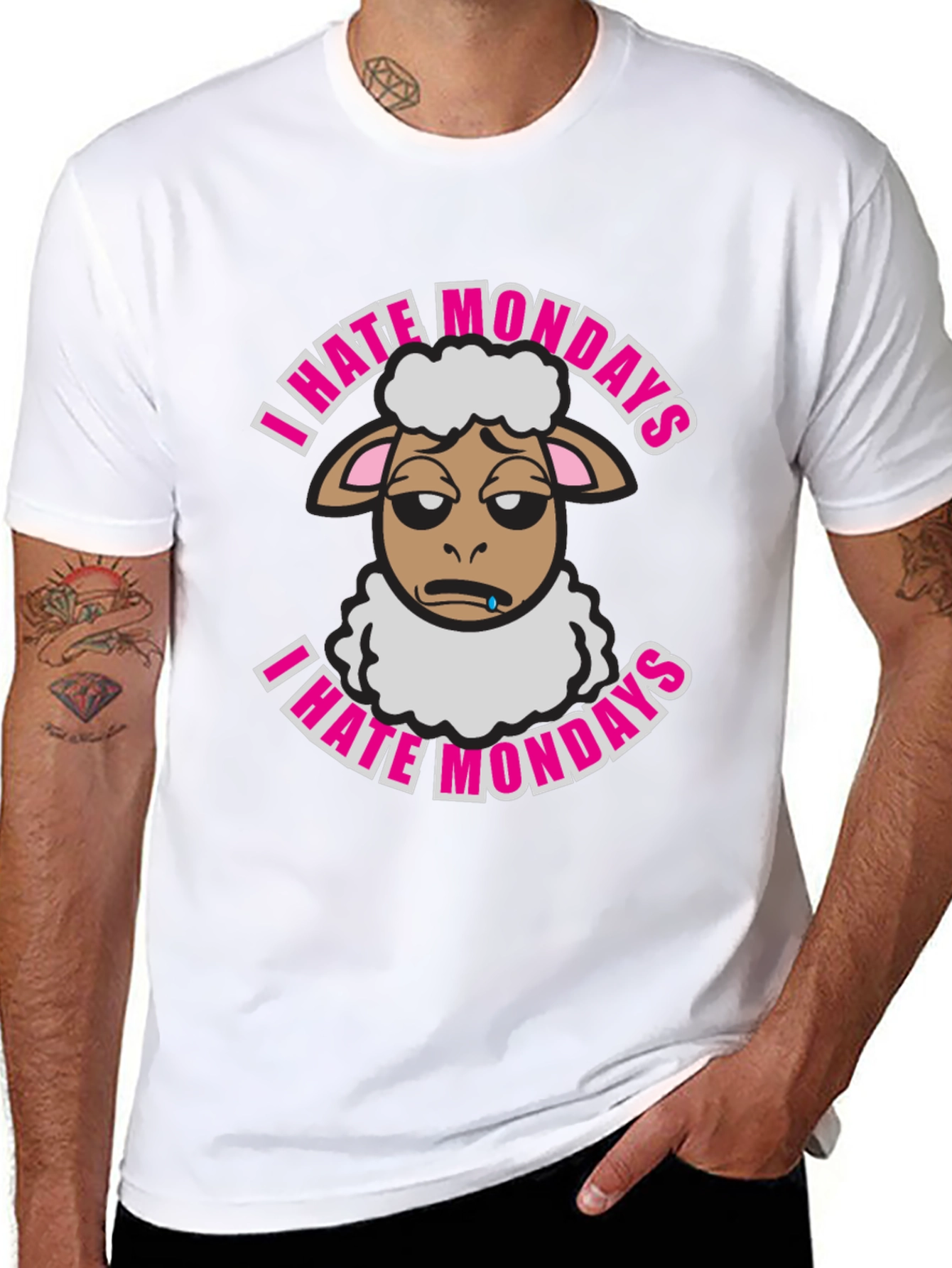I Hate Mondays Sheep T-Shirt