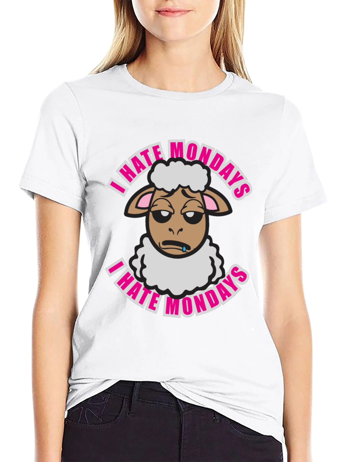 I Hate Mondays Sheep T-Shirt