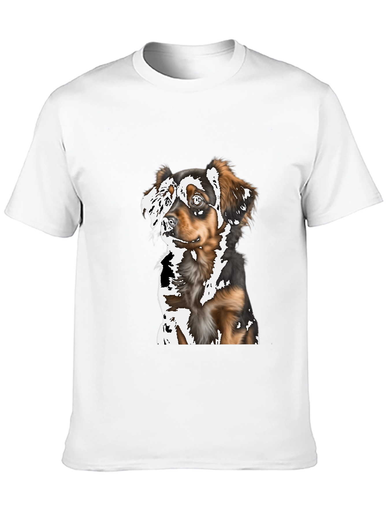 Dog Graphic Tee - Stylish Unisex Black T-Shirt