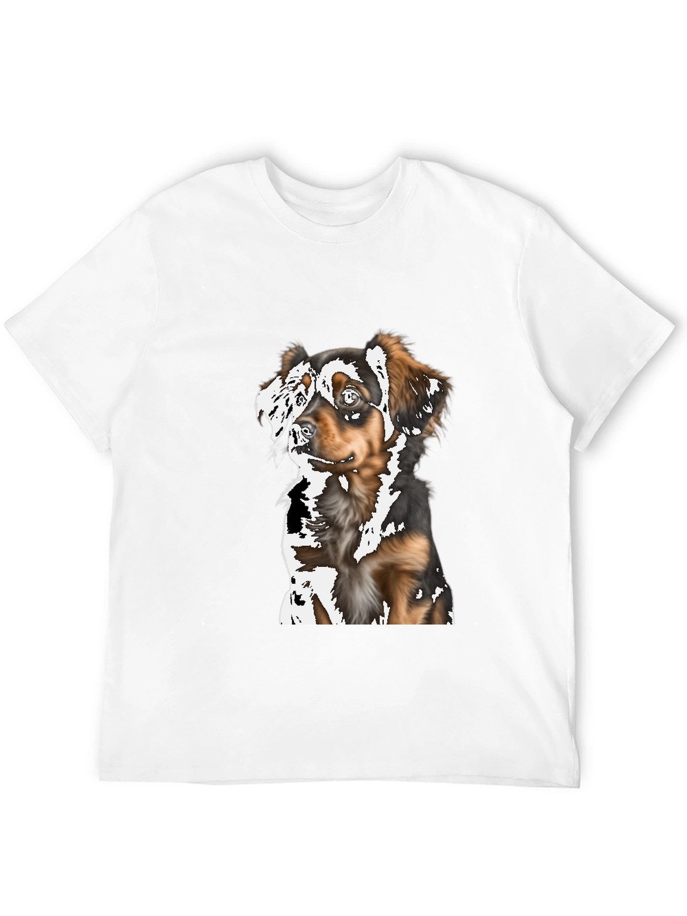 Dog Graphic Tee - Stylish Unisex Black T-Shirt