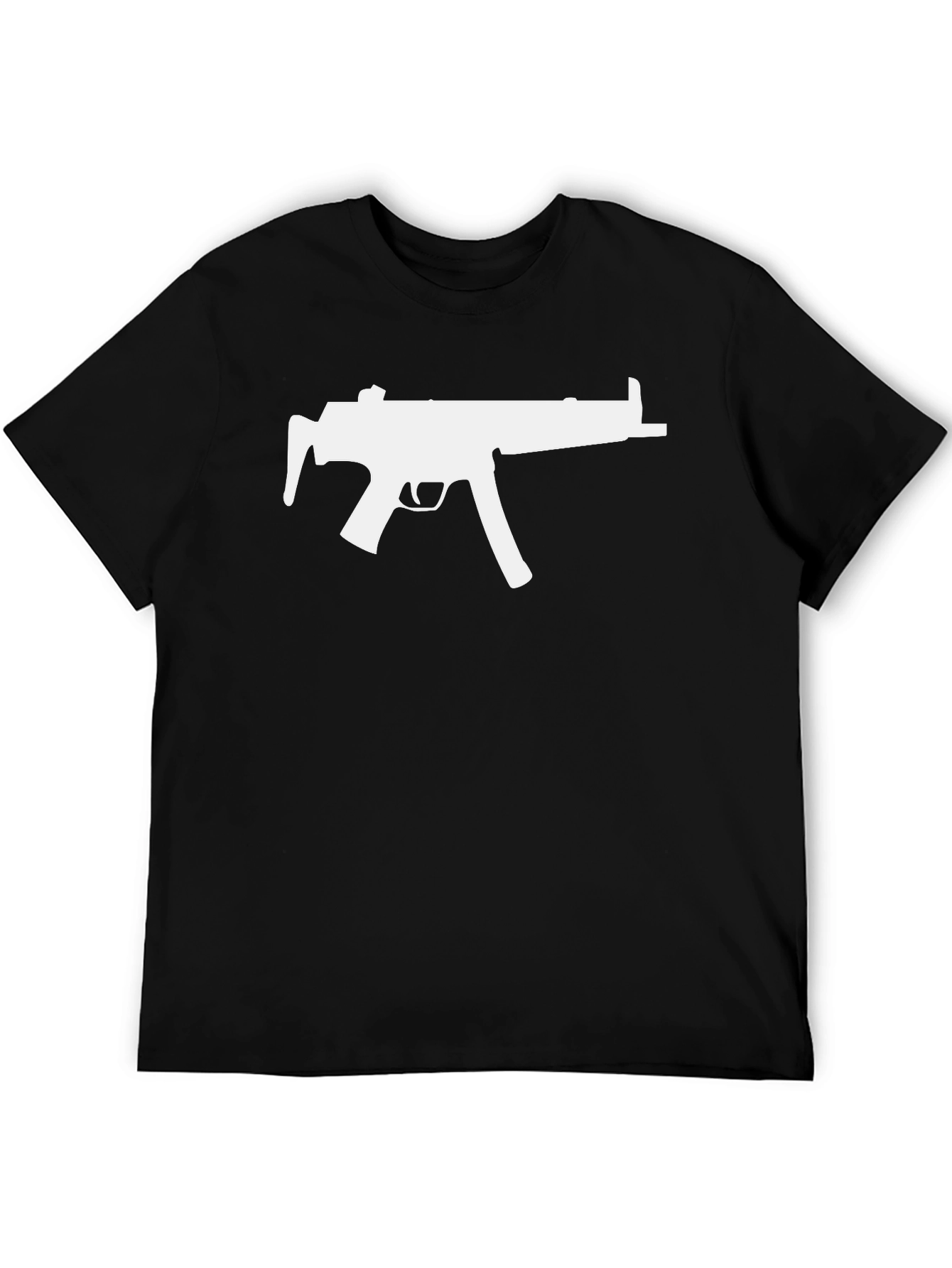 Gun Silhouette Black T-Shirt