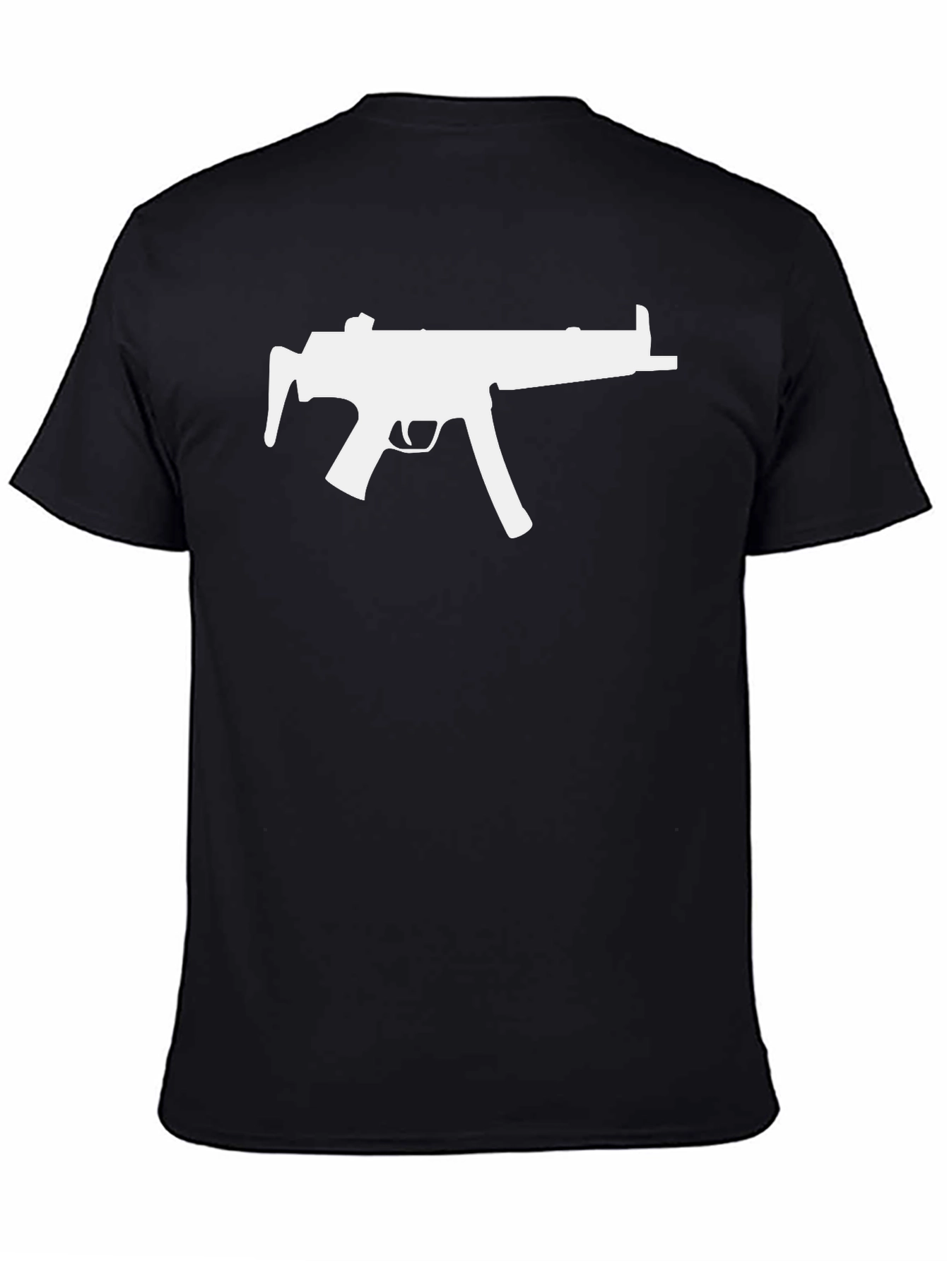 Gun Silhouette Black T-Shirt