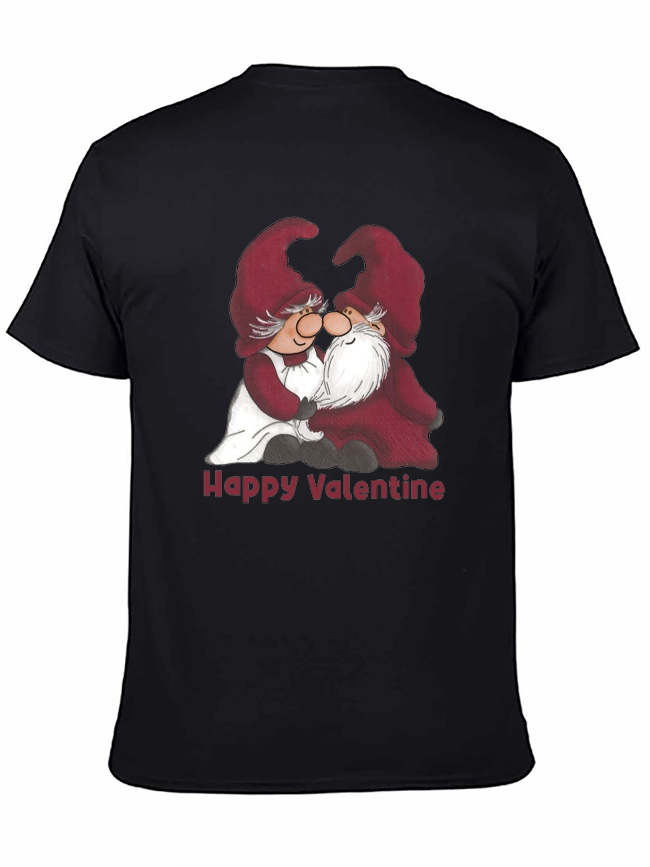 Valentines Day Gnome T-Shirt - Cute Couple Design