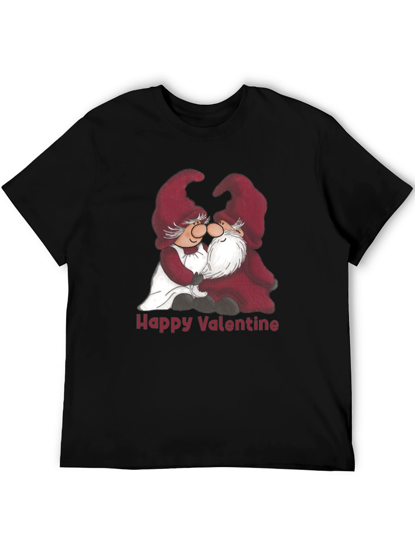 Valentines Day Gnome T-Shirt - Cute Couple Design