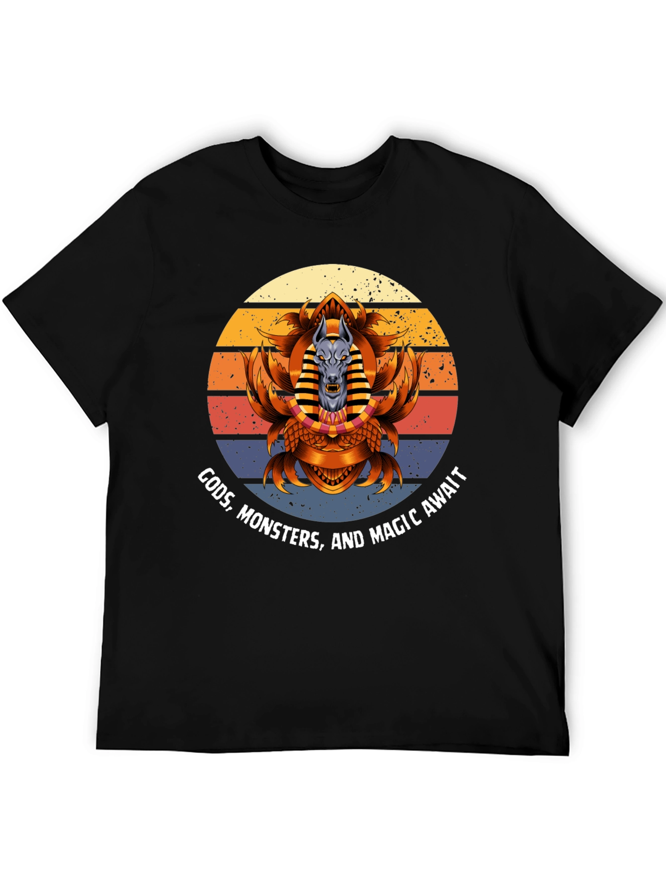Gods Monsters Magic Tee - Anubis Graphic