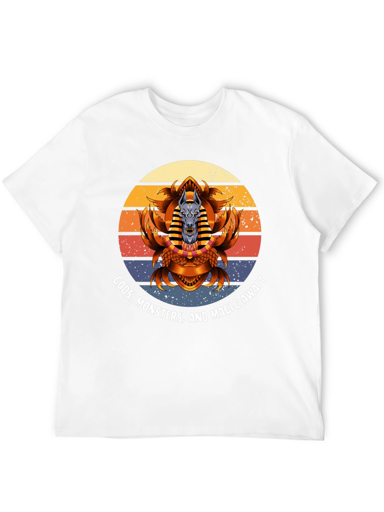 Gods Monsters Magic Tee - Anubis Graphic