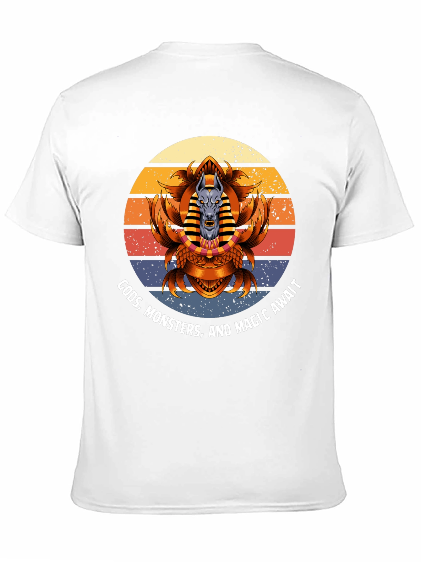 Gods Monsters Magic Tee - Anubis Graphic