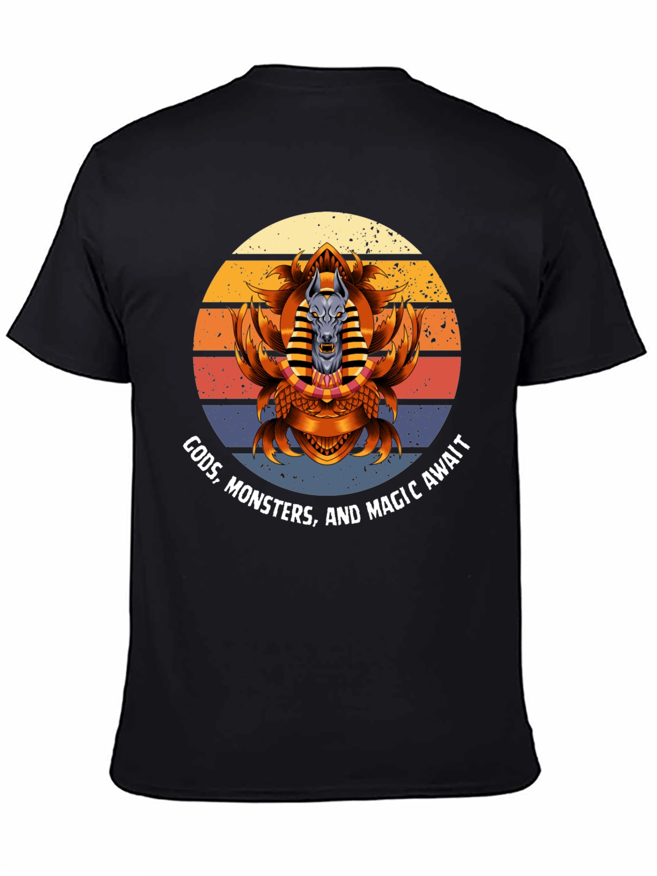 Gods Monsters Magic Tee - Anubis Graphic