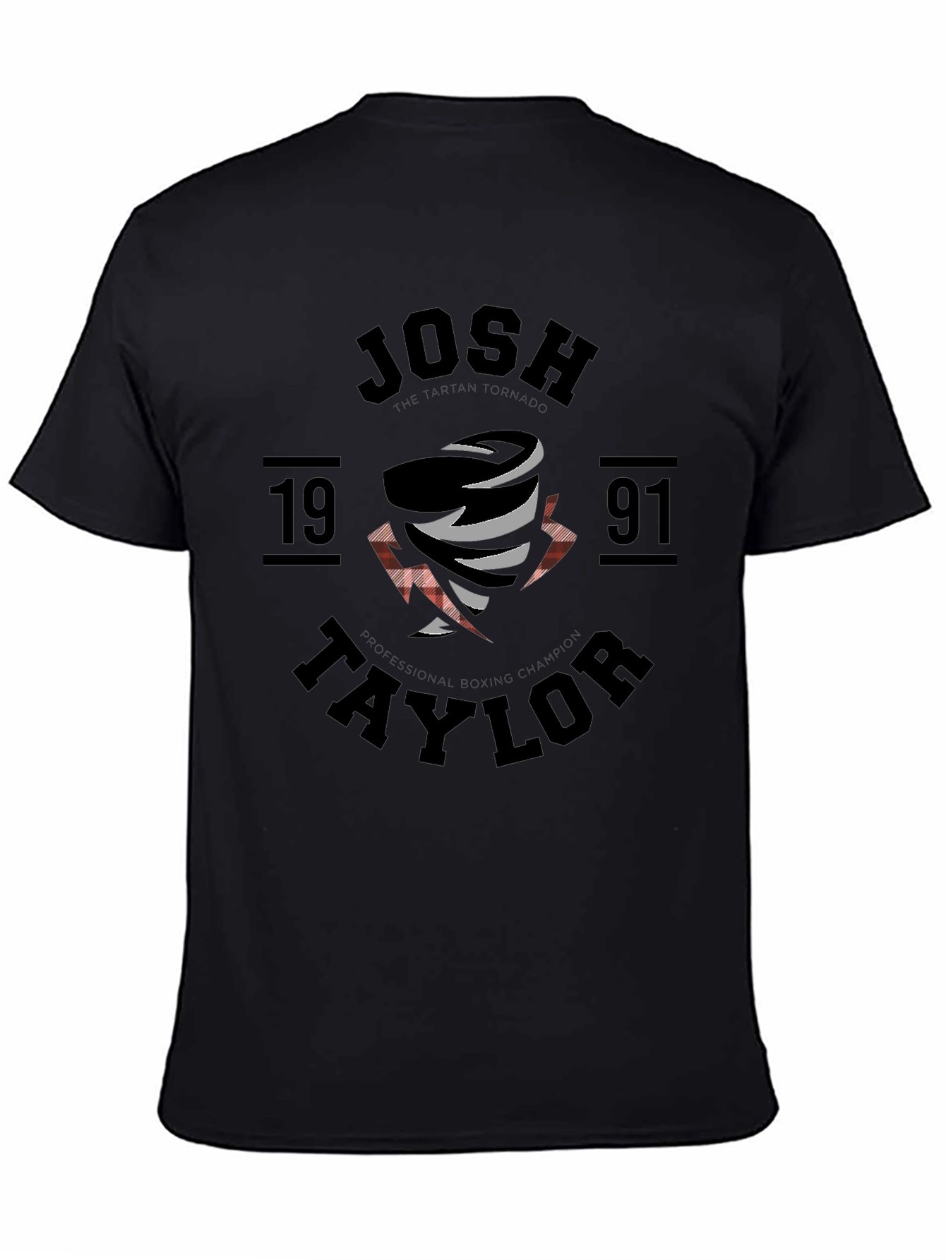 Josh Taylor Tartan Tornado Graphic Tee