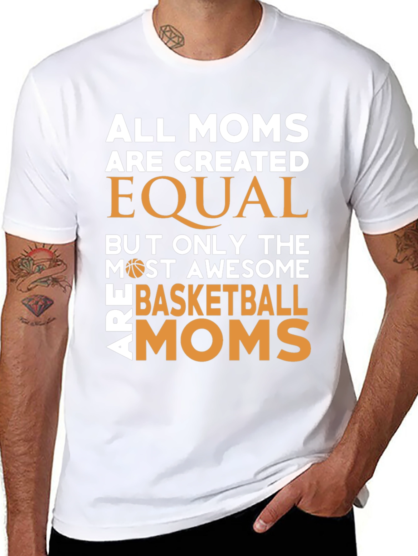 Awesome Basketball Moms T-Shirt