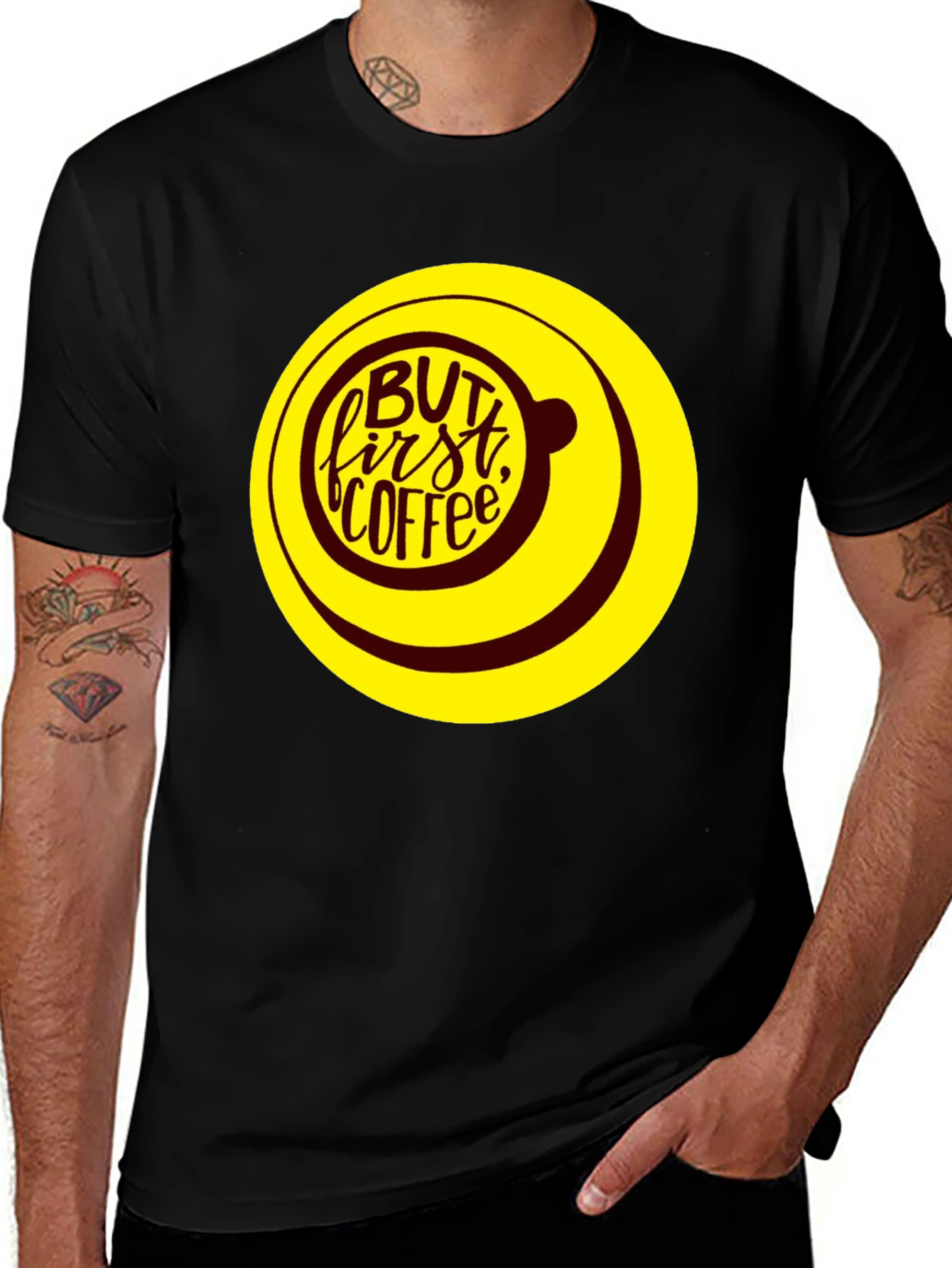 But First Coffee T-Shirt - Brewtiful Black Tee