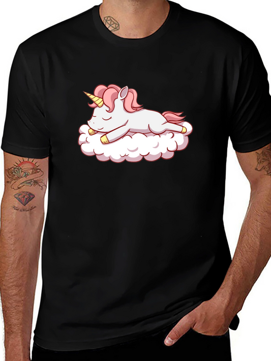 Unicorn Cloud T-Shirt - Black Tee