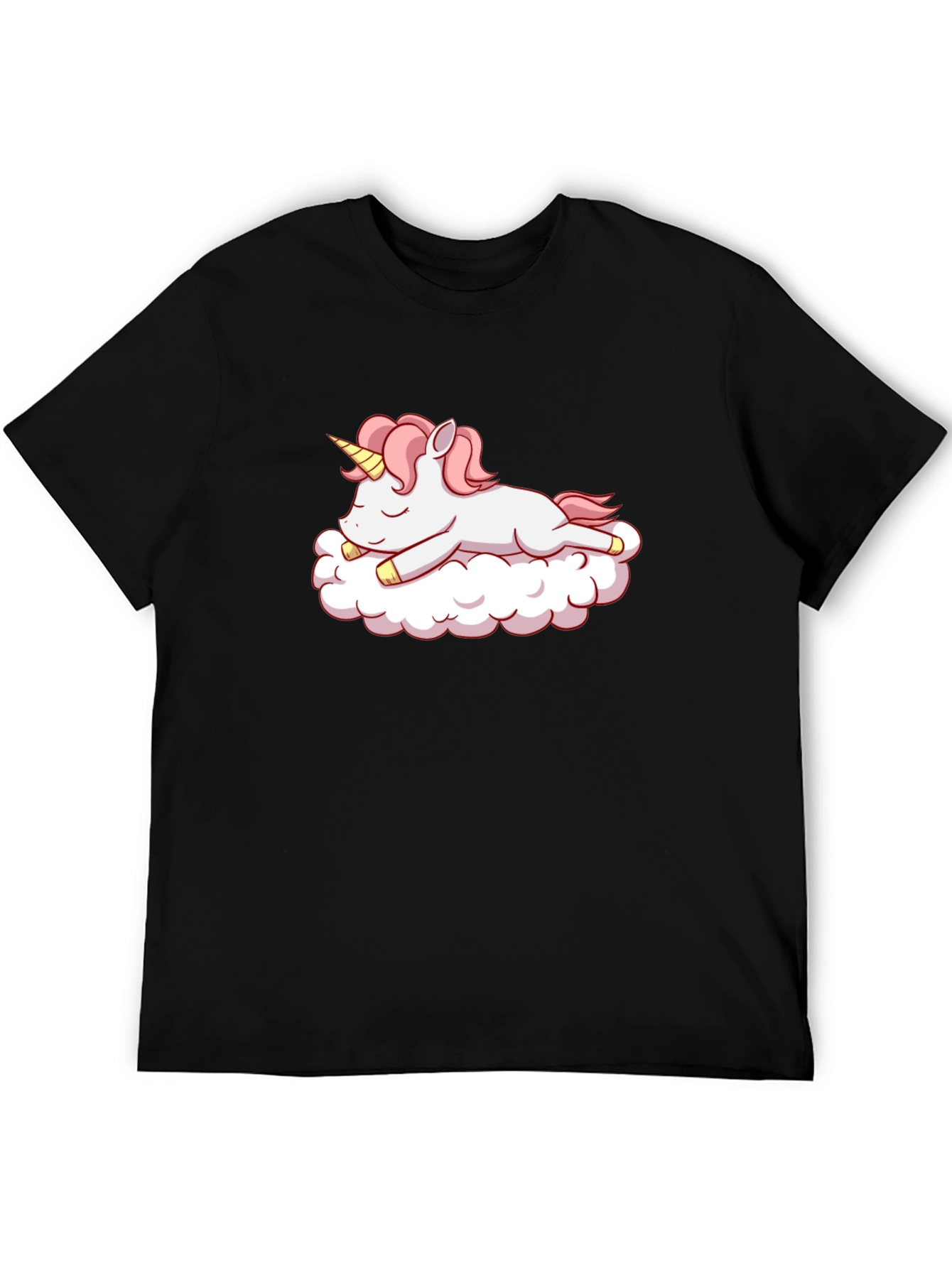 Unicorn Cloud T-Shirt - Black Tee