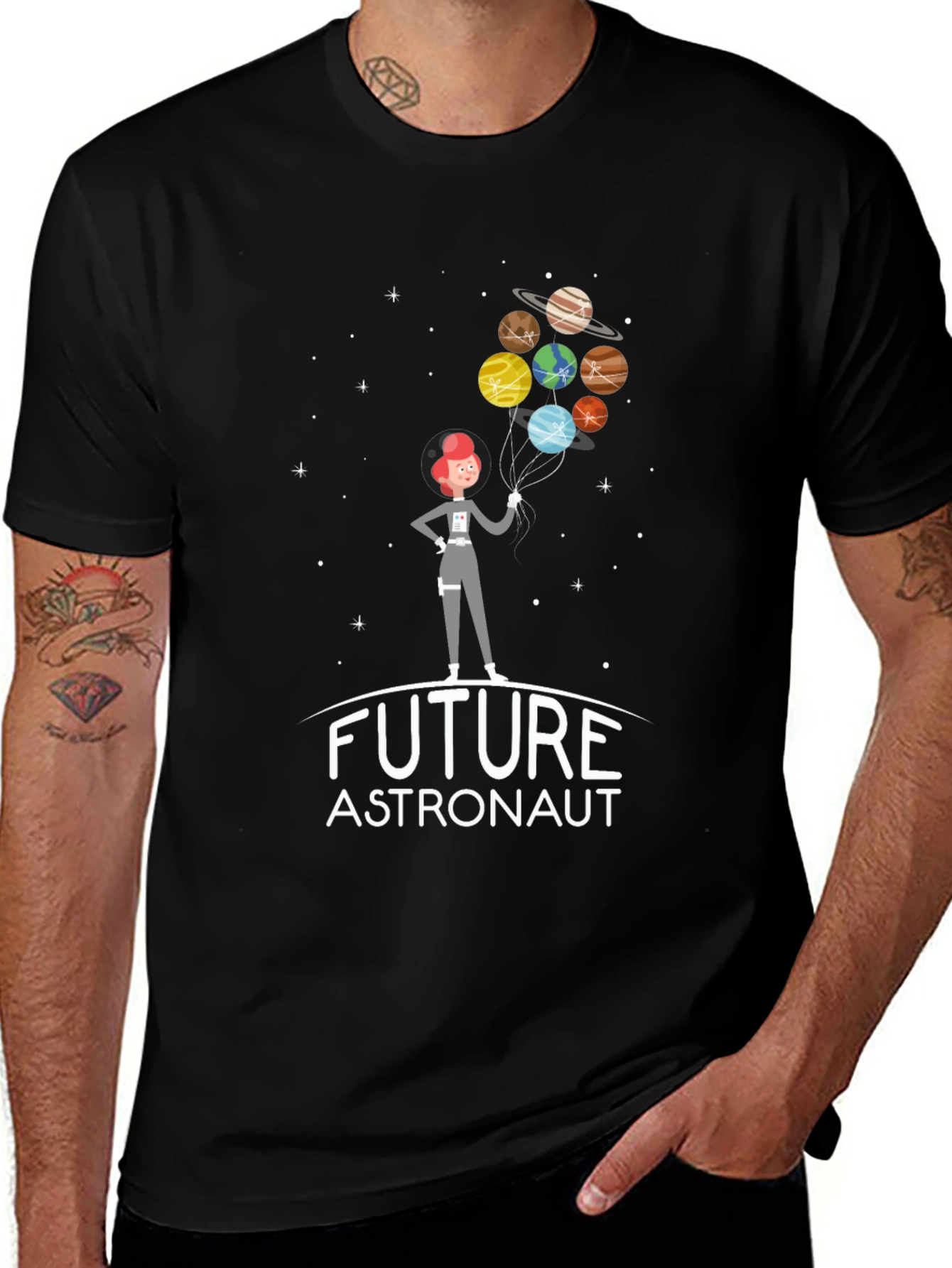 Future Astronaut T-Shirt - Planets & Dreams