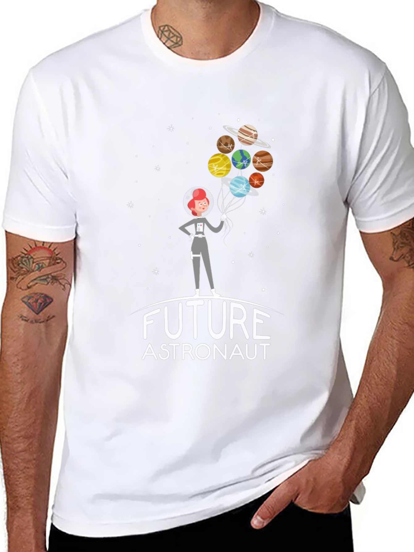 Future Astronaut T-Shirt - Planets & Dreams