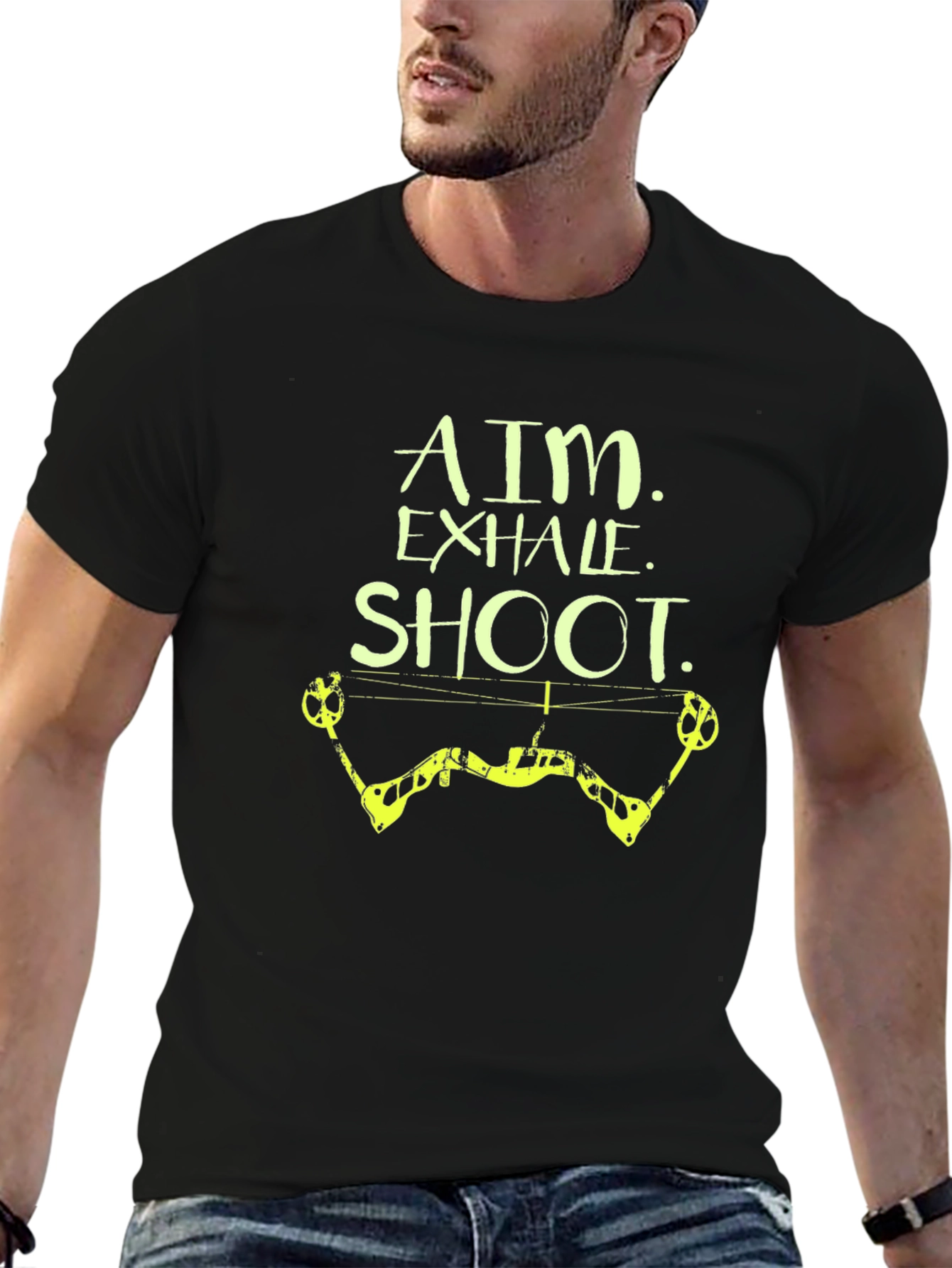 Aim Exhale Shoot Bow Hunting T-Shirt