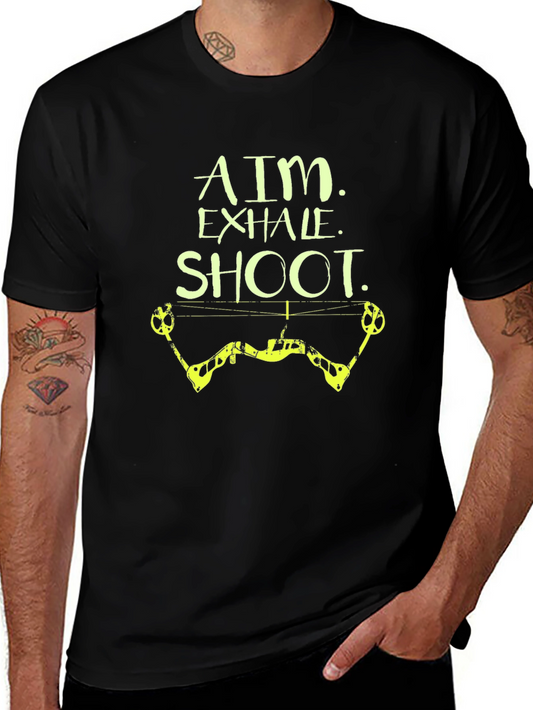 Aim Exhale Shoot Bow Hunting T-Shirt