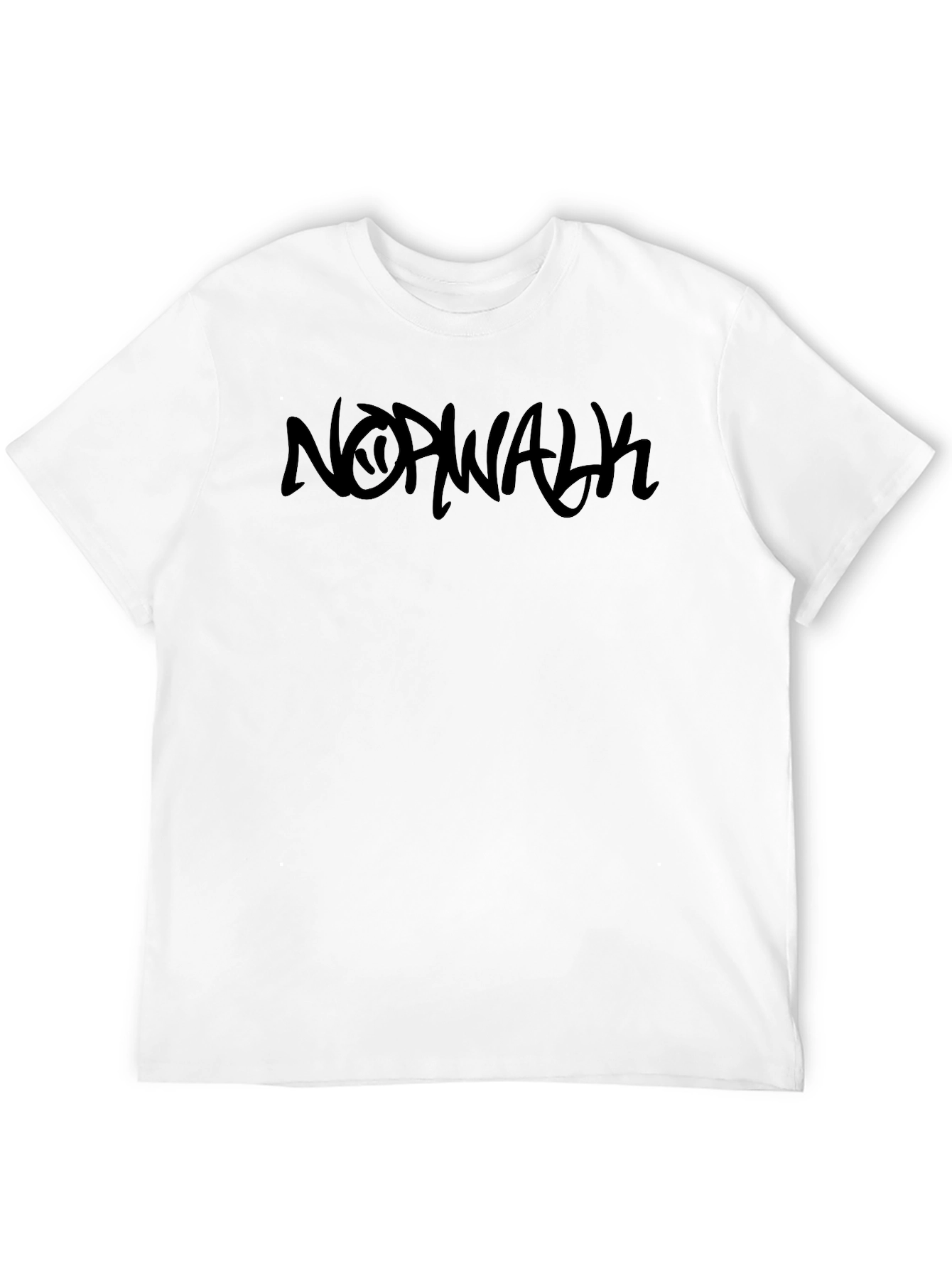 Norwalk Graphic Print Black T-Shirt