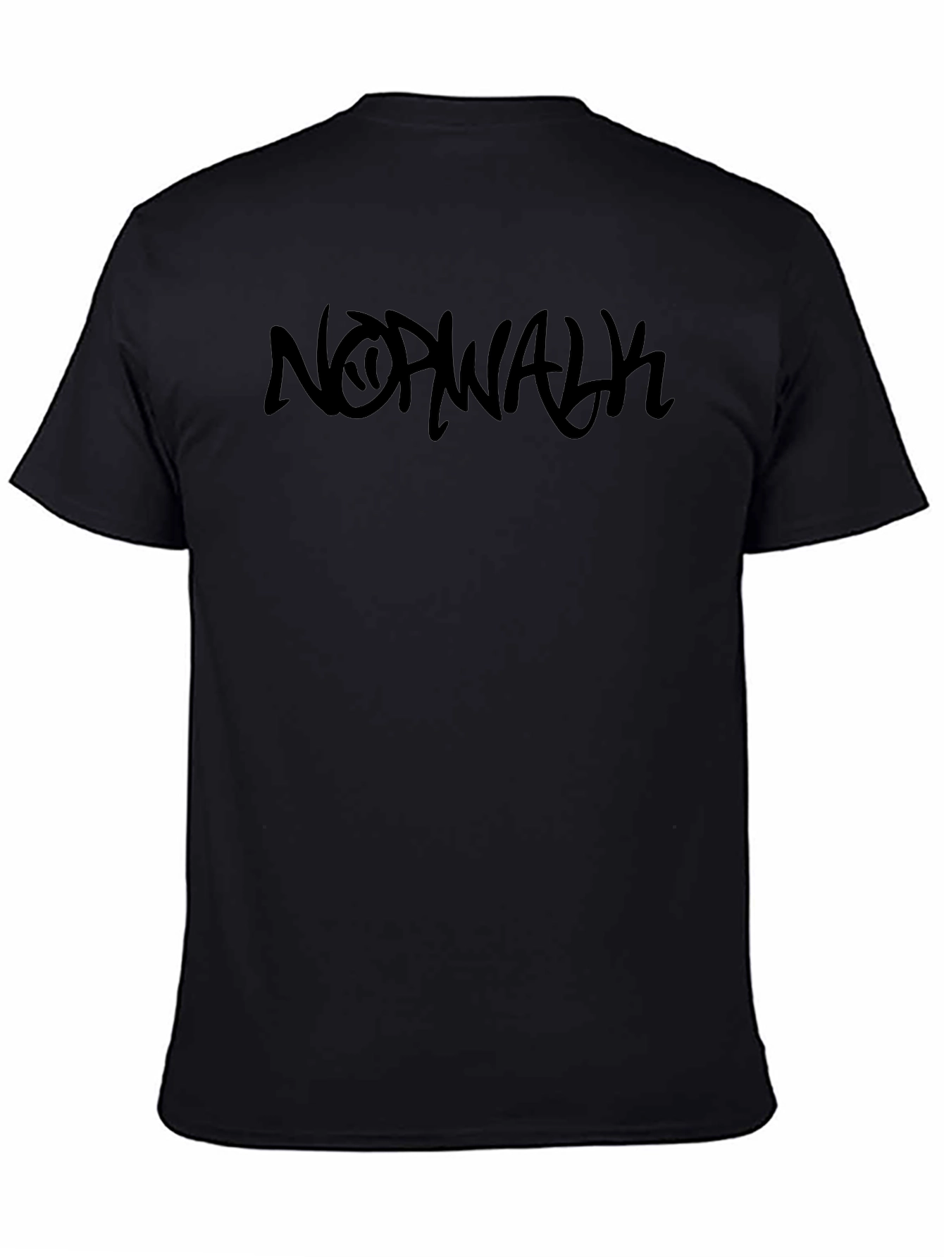 Norwalk Graphic Print Black T-Shirt