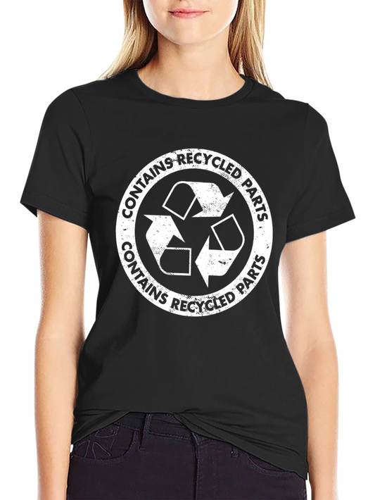 Recycled Parts Graphic Tee - Eco-Conscious T-Shirt