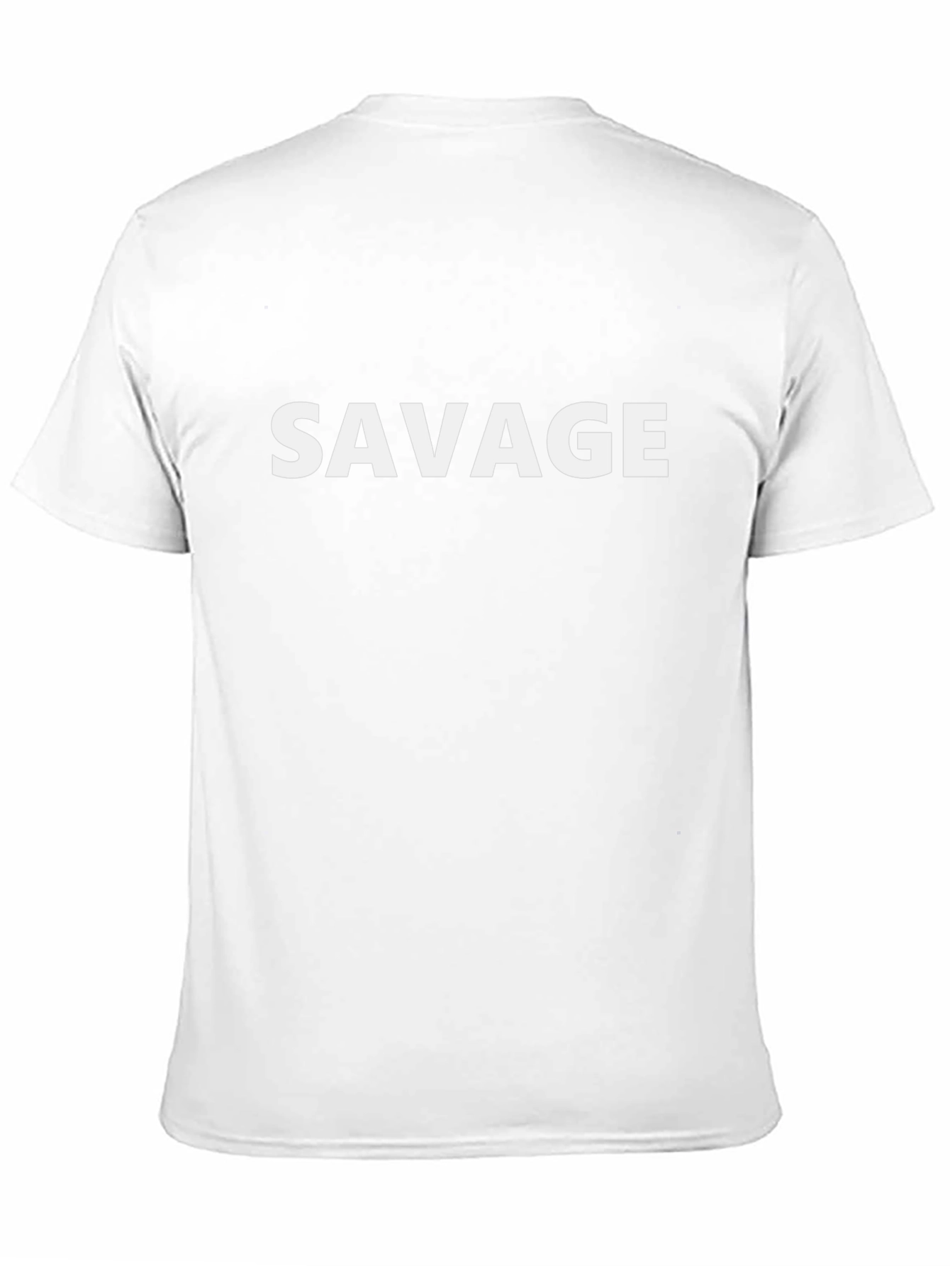 Mens Black Savage Graphic Tee