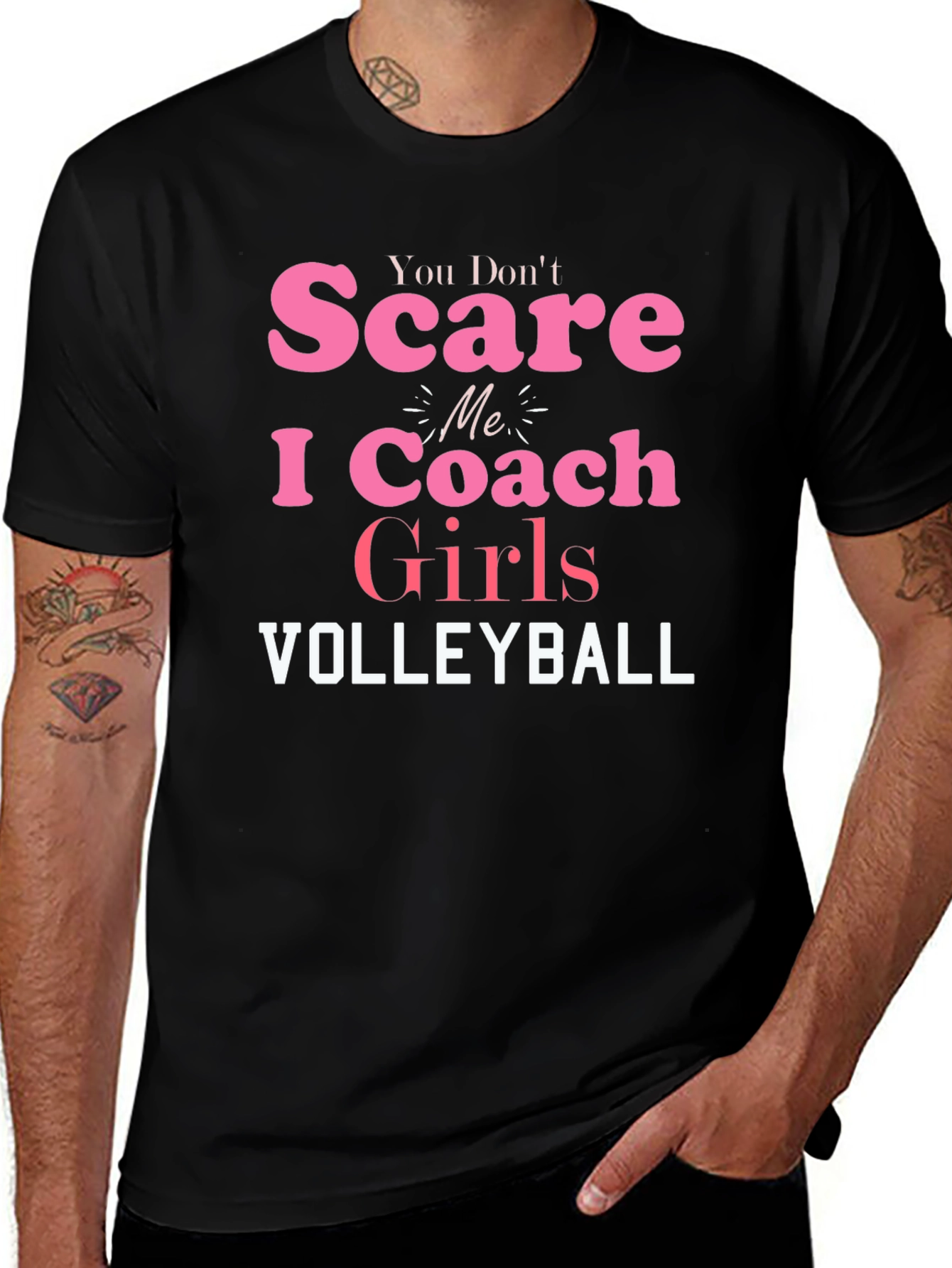 Girls Volleyball Coach T-Shirt Funny