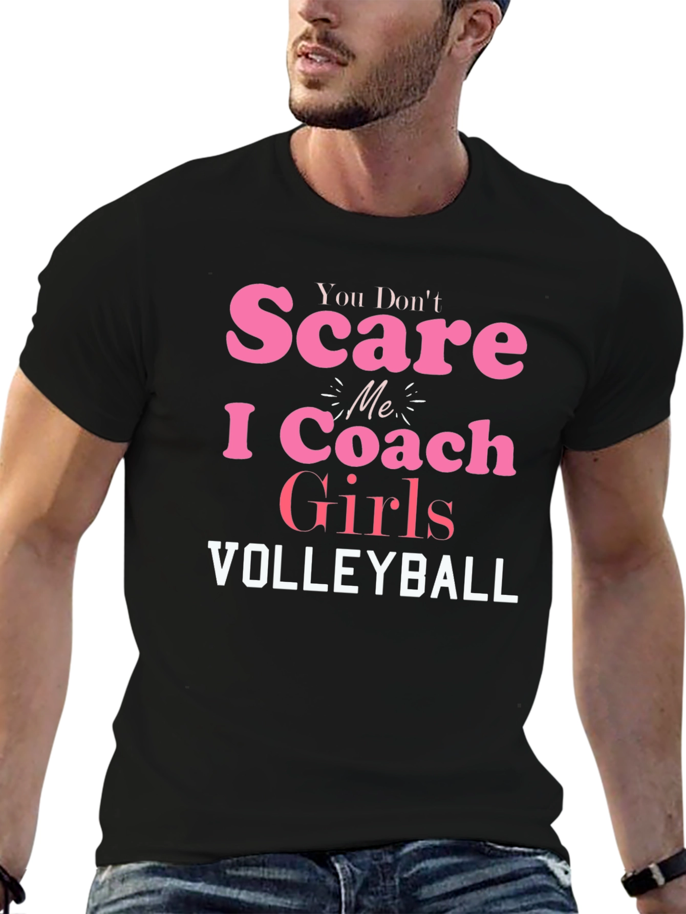 Girls Volleyball Coach T-Shirt Funny