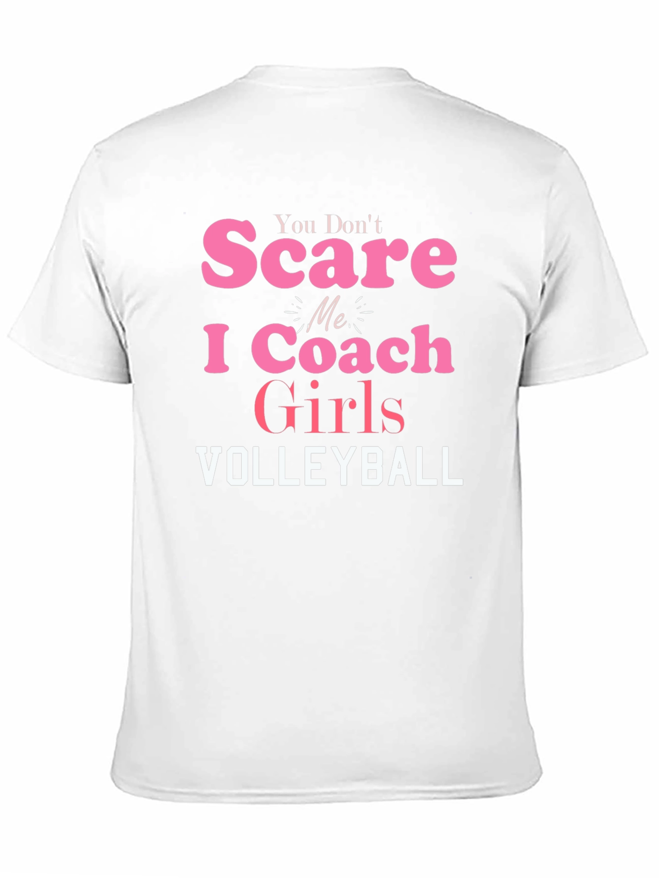 Girls Volleyball Coach T-Shirt Funny