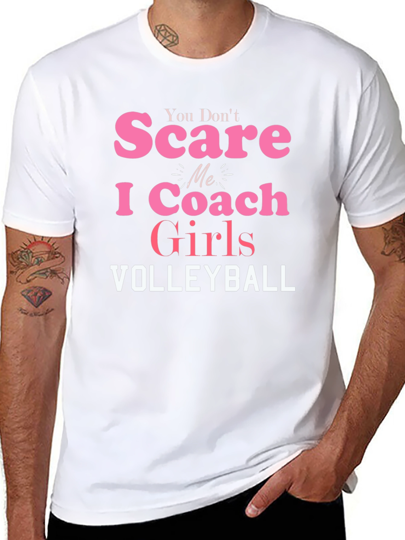 Girls Volleyball Coach T-Shirt Funny