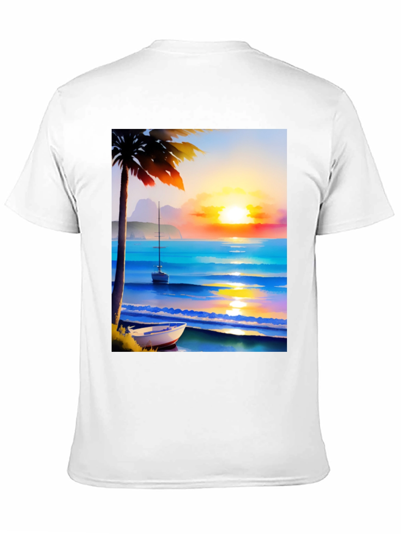 Tropical Sunset Beach T-Shirt
